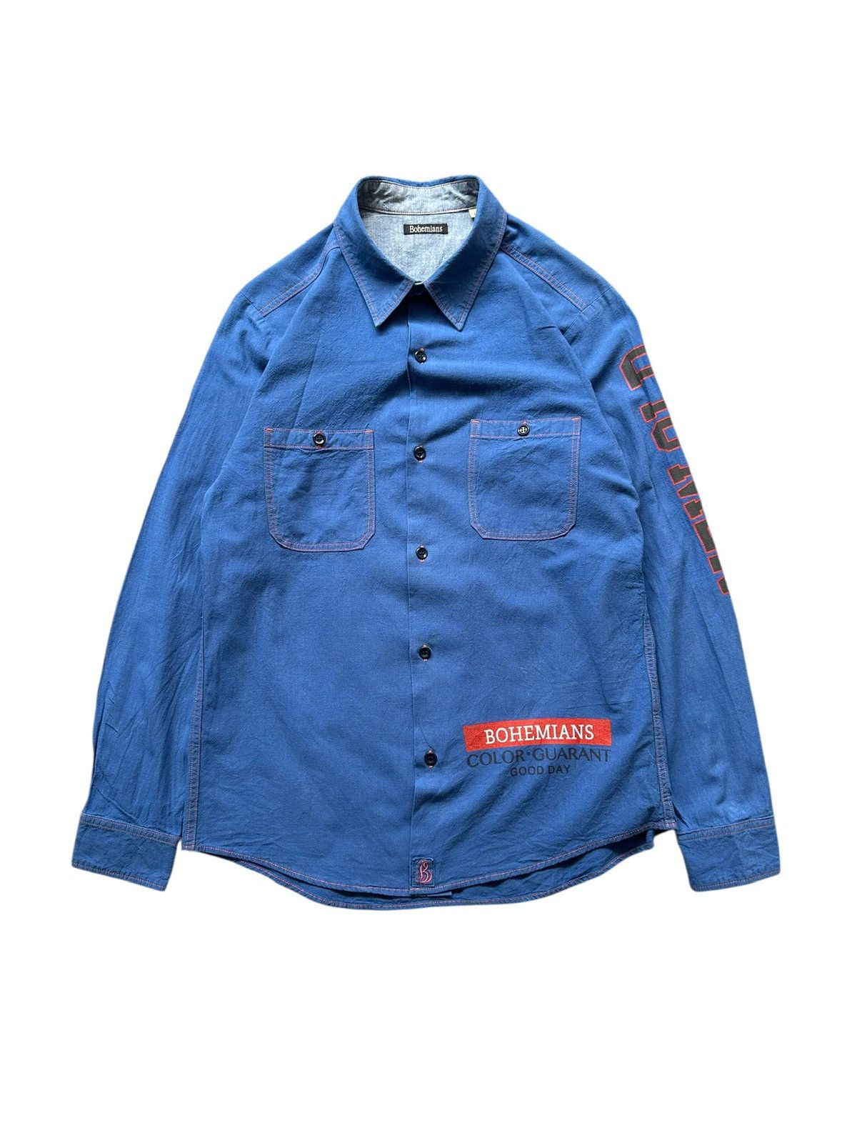 Hysteric Glamour Bohemians '' Bogey '' shirt double pocket Size US M / EU 48-50 / 2 - 2 Thumbnail