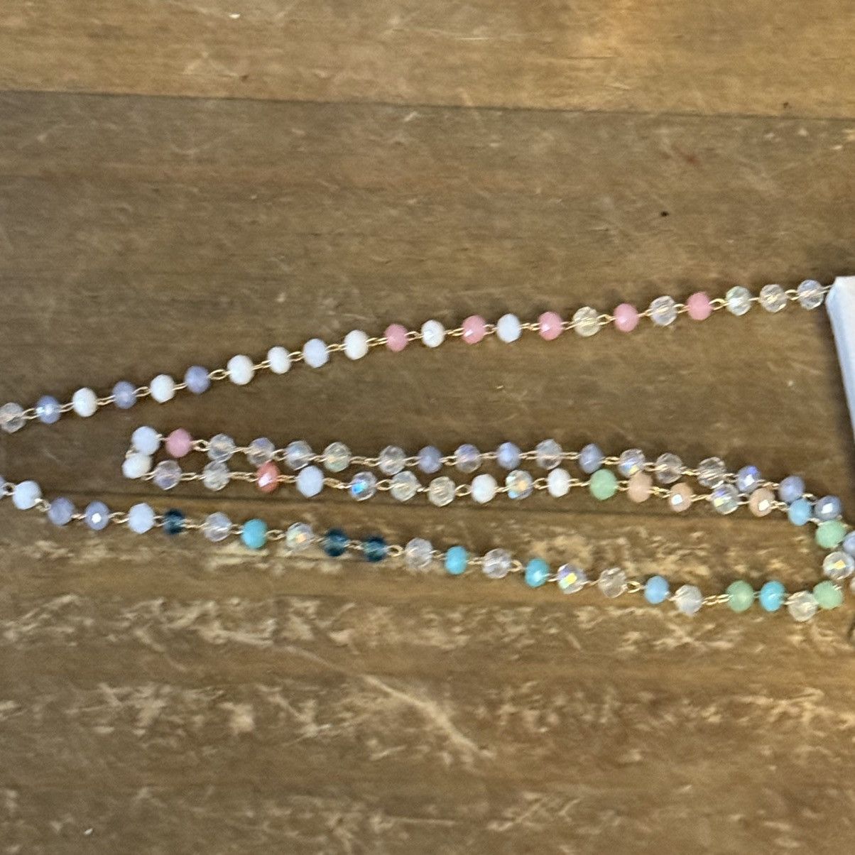Other Frenzy dainty multicolor crystal bead necklace Size ONE SIZE - 3 Thumbnail