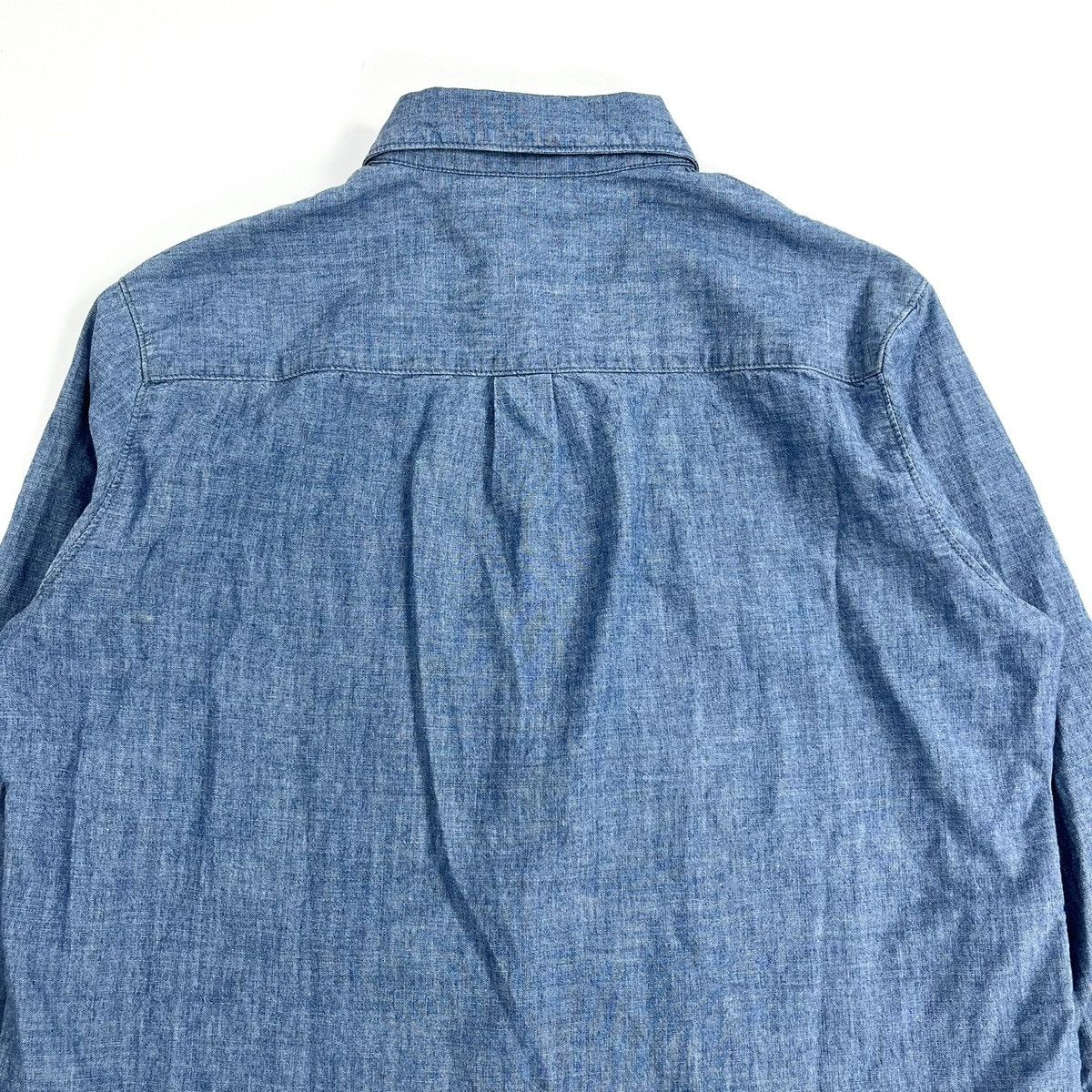 A.P.C. Vintage A.P.C Paris Chambray Denim Shirt Designer Size US S / EU 44-46 / 1 - 10 Thumbnail