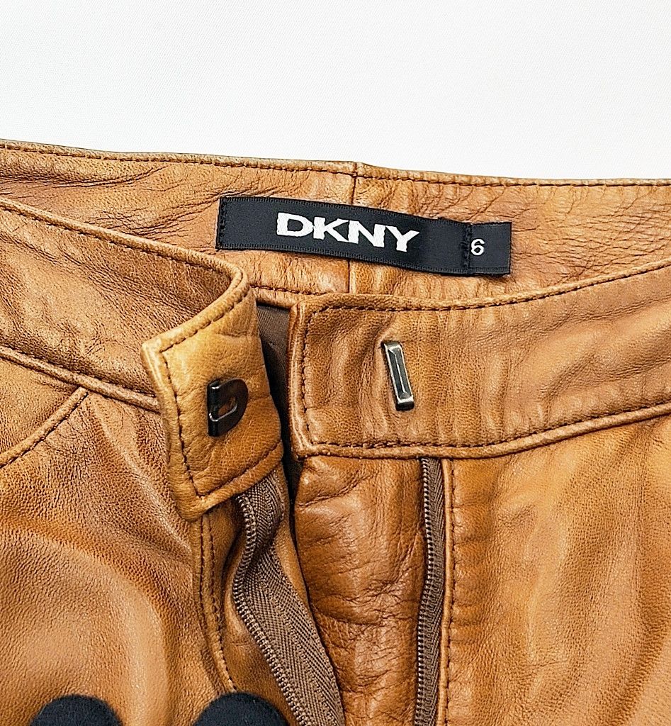 DKNY DKNY sheep skin full leather biker pant waist 30 inch Size 30" / US 8 / IT 44 - 3 Thumbnail