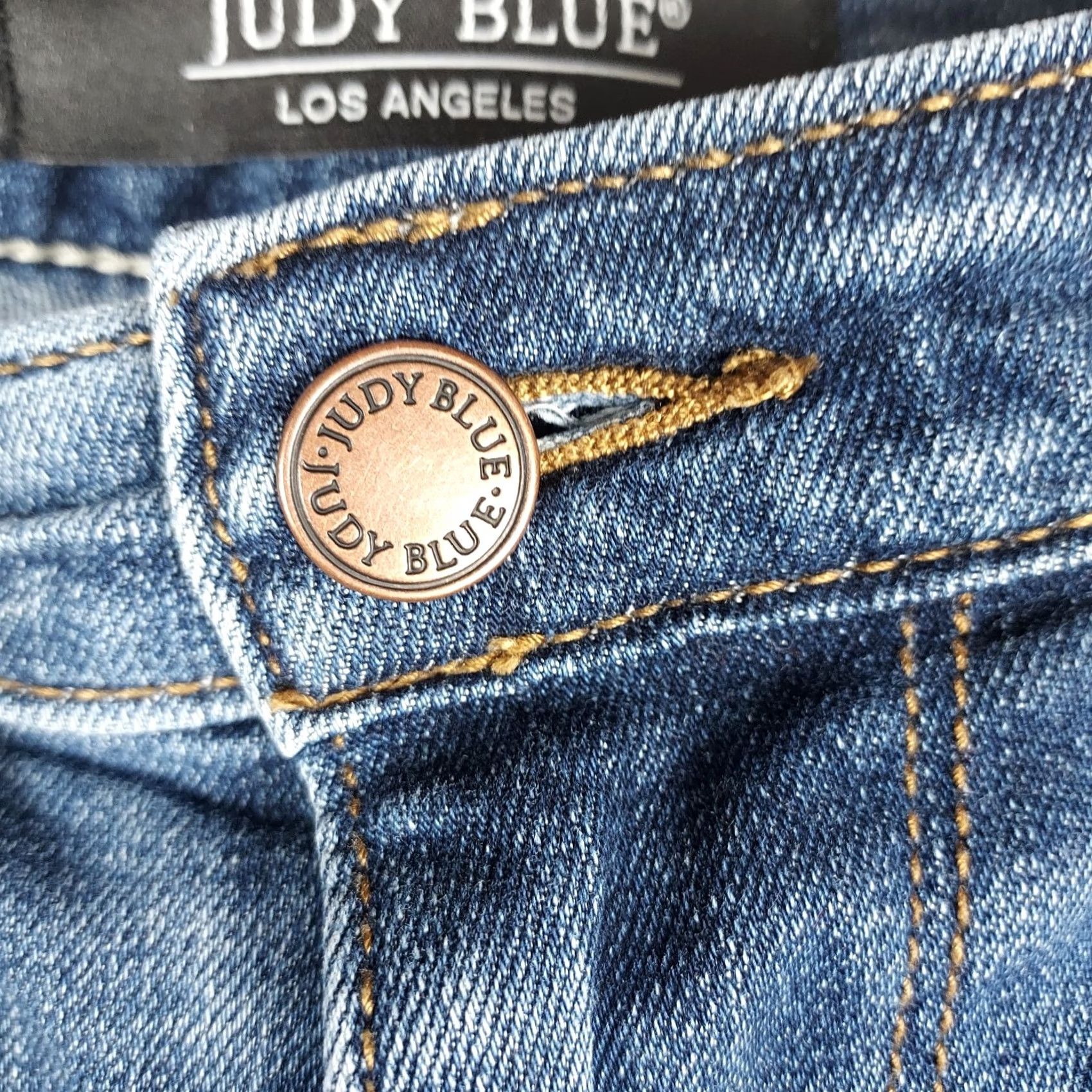 Vintage Judy Blue Women’s Straight Fit Jeans Size 28 Medium Wash Stretch Denim 5-Pocket Zip Regular Rise Mid Blue Womens Jeans Size 28" / US 6 / IT 42 - 5 Thumbnail