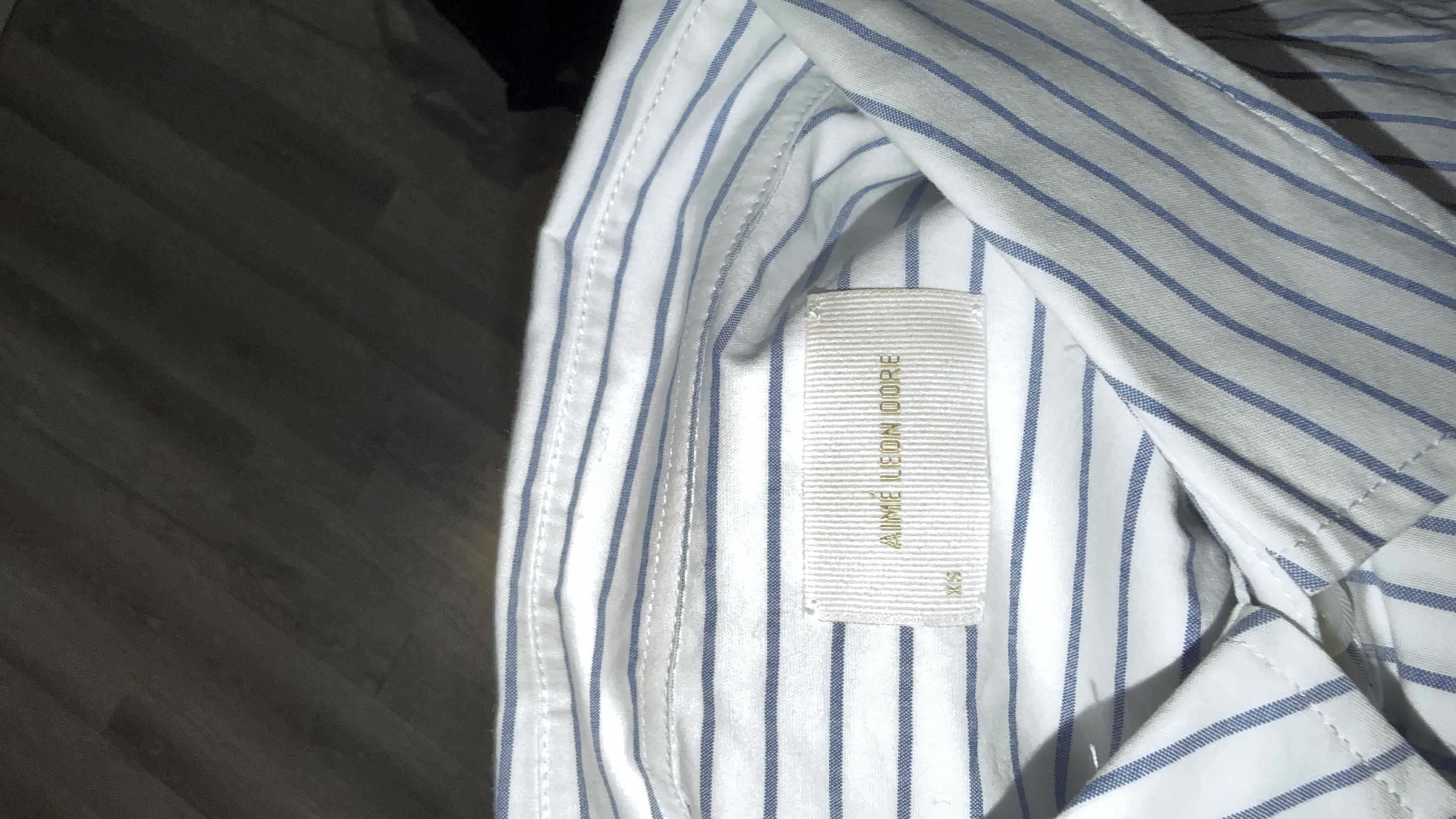 Aime Leon Dore ALD LS Blue Stripe Poplin Shirt Size US XS / EU 42 / 0 - 5 Thumbnail