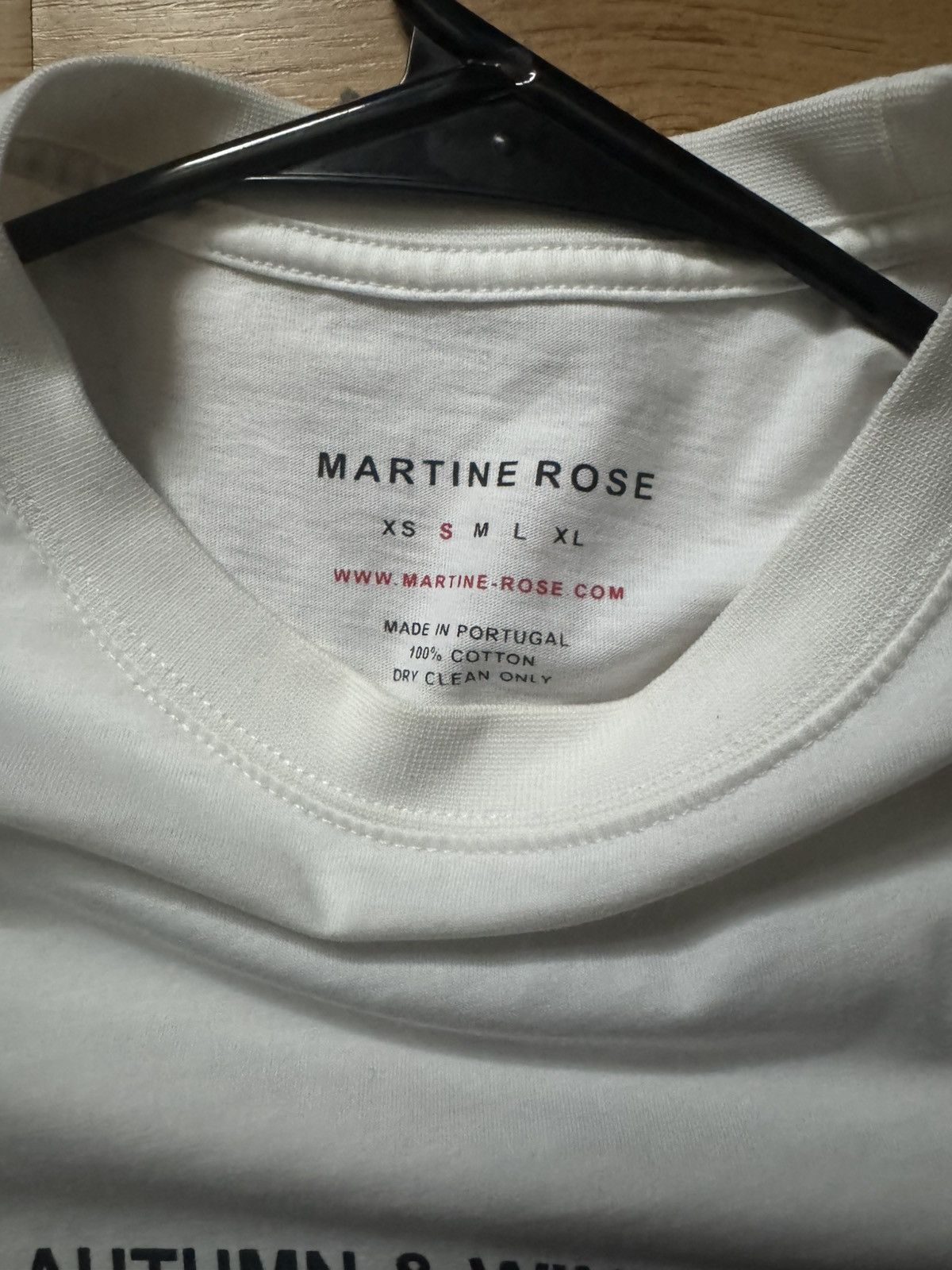 Martine Rose Martine Rose Logo T Shirt Size US S / EU 44-46 / 1 - 2 Thumbnail