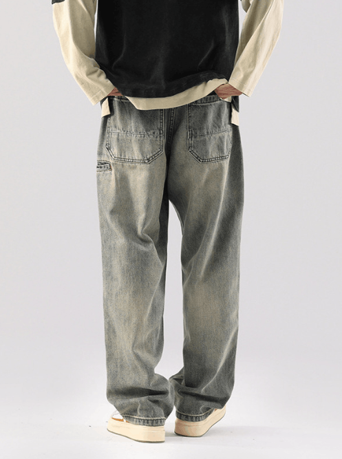 Japanese Brand × Jean American high street trend washed distressed jeans Size US 32 / EU 48 - 4 Thumbnail