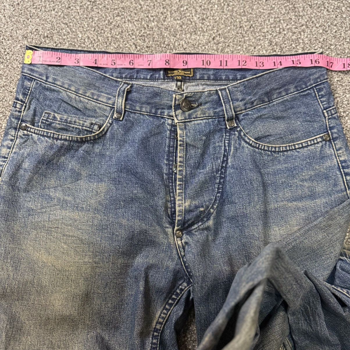 Vivienne Westwood 🔥 Distressed SeditionariesThrashed Anglomania Denim W33 L35 Size US 33 - 14 Thumbnail