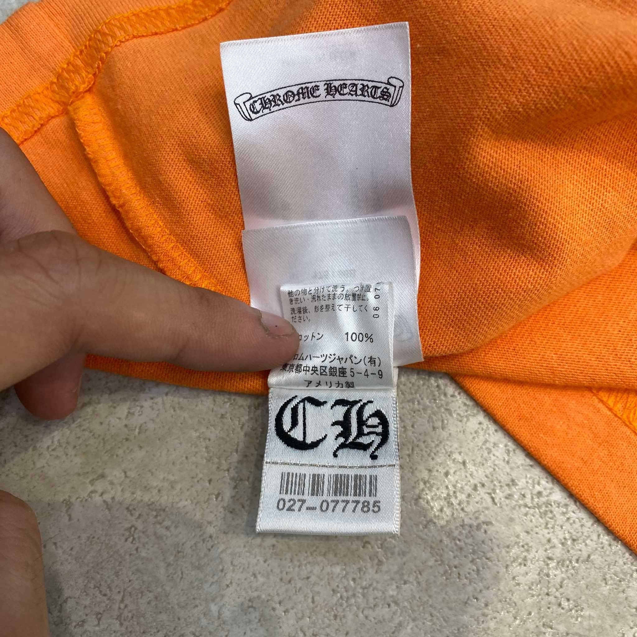 Chrome Hearts CHROME HEARTS Matty Boy Link Build T Shirt ORANGE Size US M / EU 48-50 / 2 - 9 Thumbnail