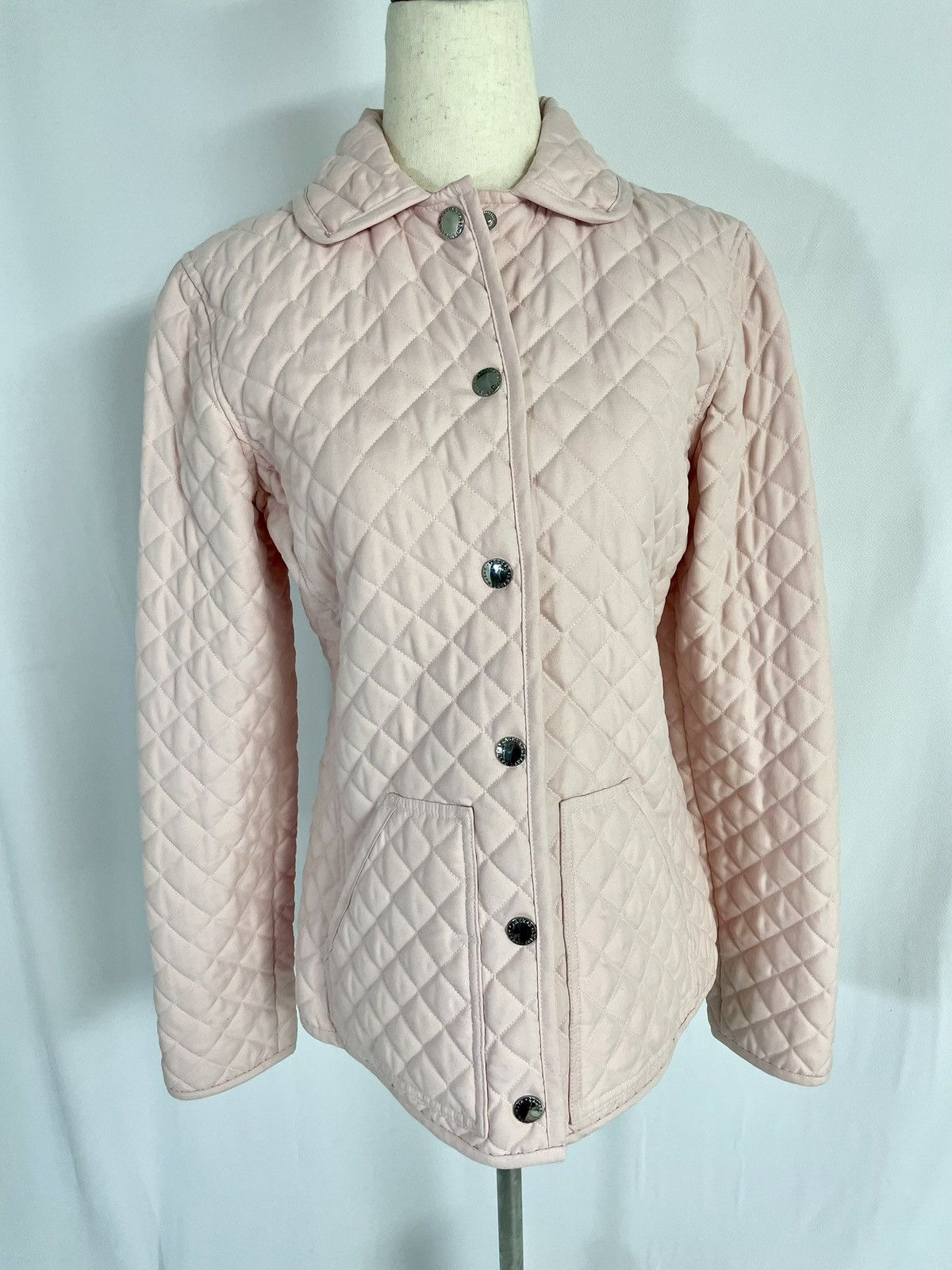 Lauren Ralph Lauren Ralph Lauren Quilted Jacket Pink Snap Buttons Small Coat Size S / US 4 / IT 40 - 1 Thumbnail