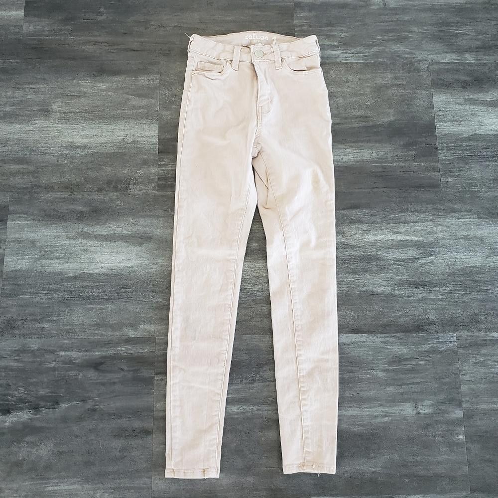 Designer Nude Denim High Waisted Refuge Super Skinny Jean Size 30" / US 8 / IT 44 - 1 Thumbnail