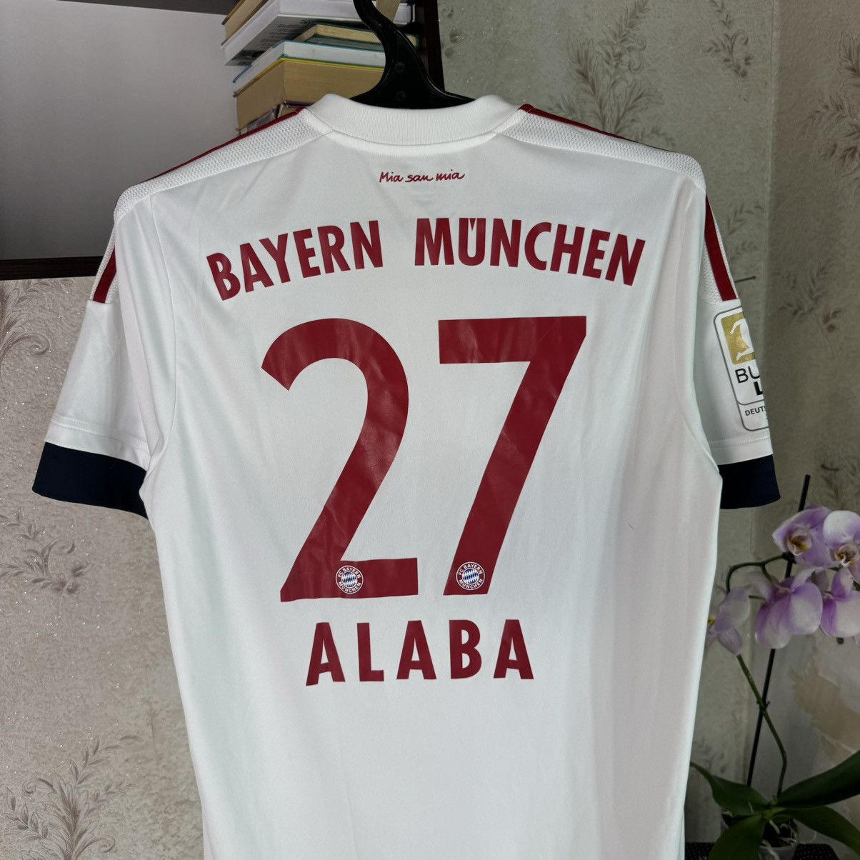 Adidas Adidas Bayern Munich Jersey 2014-2015 Away Alaba #27 White Size US M / EU 48-50 / 2 - 17 Thumbnail