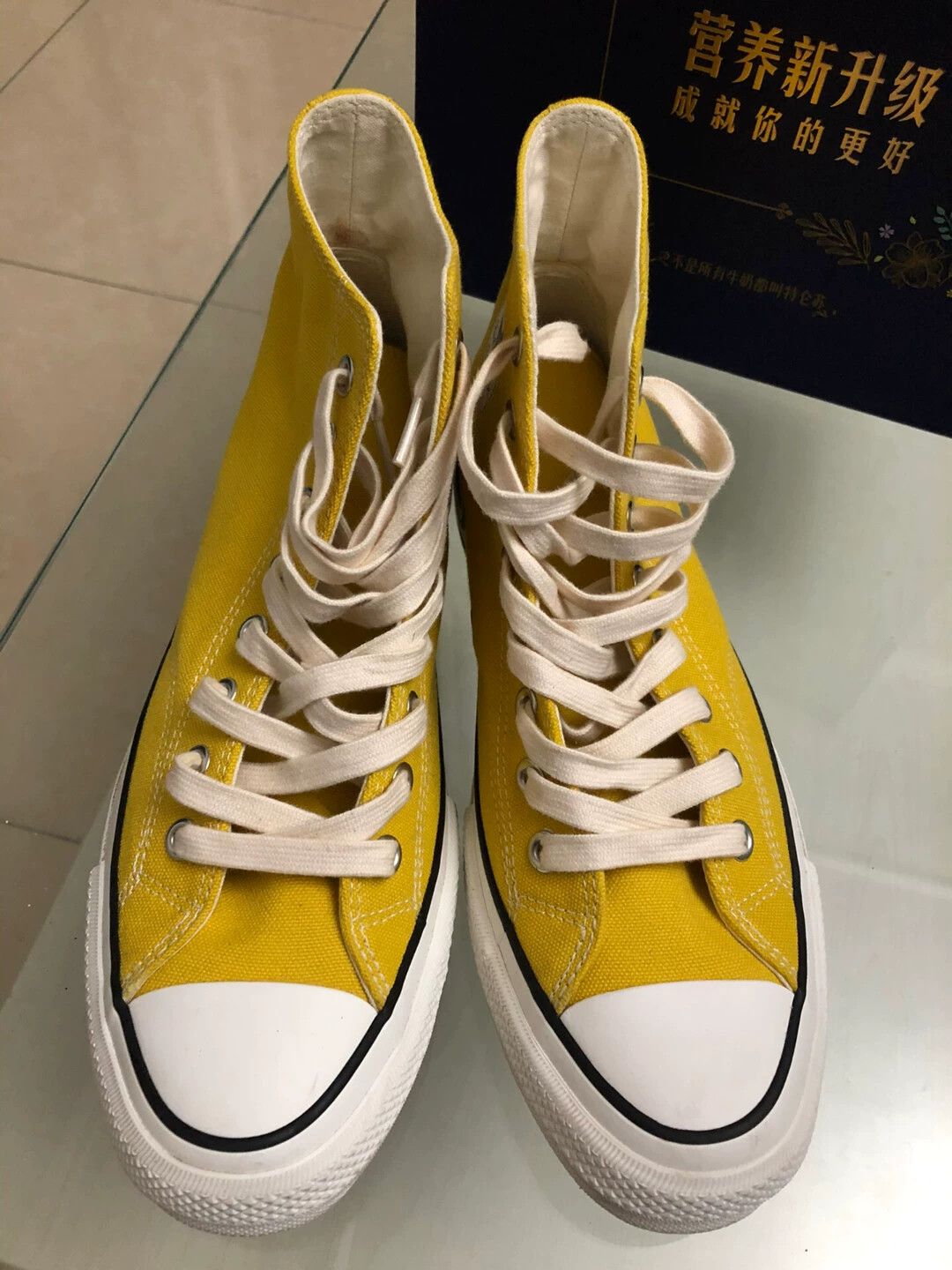 Converse Converse Addict Chuck Taylor Japan Yellow Hi-Top 19AW 9.5 9.8/10 Size US 9.5 / EU 42-43 - 2 Thumbnail