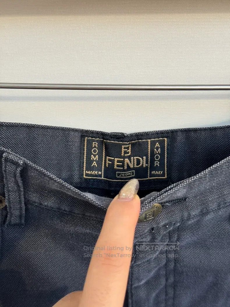 Fendi Fendi Grey Denim Skirt Size 42" / US 20 - 8 Thumbnail