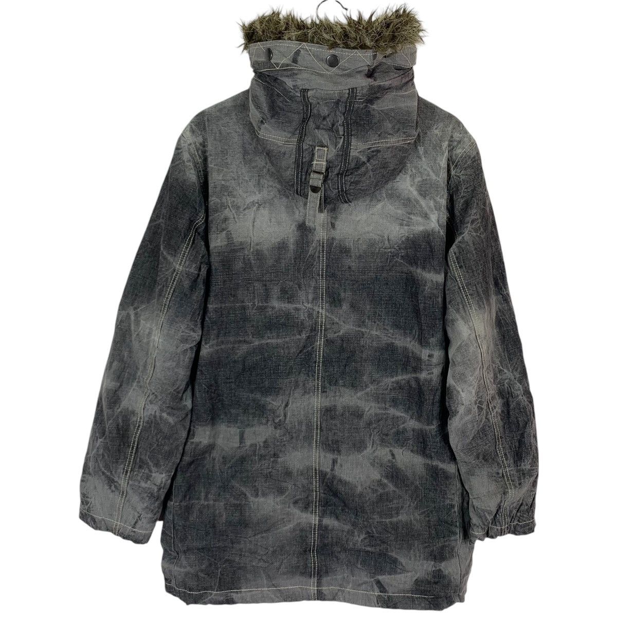 If Six Was Nine × In The Attic × Vintage ⚡️⚡️VINTAGE ALLIX DESIGN WEAR STONE WASH HOODIE JACKET Size US L / EU 52-54 / 3 - 7 Thumbnail
