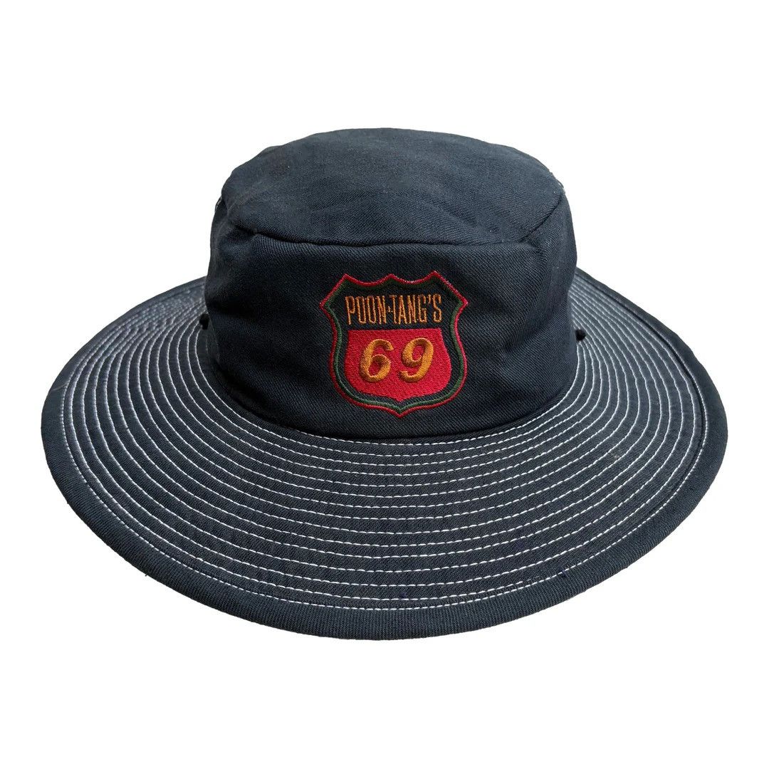 Vintage Poon Tang 69 2000 Vintage Boonie Bucket Streetwear Hat Size ONE SIZE - 1 Thumbnail