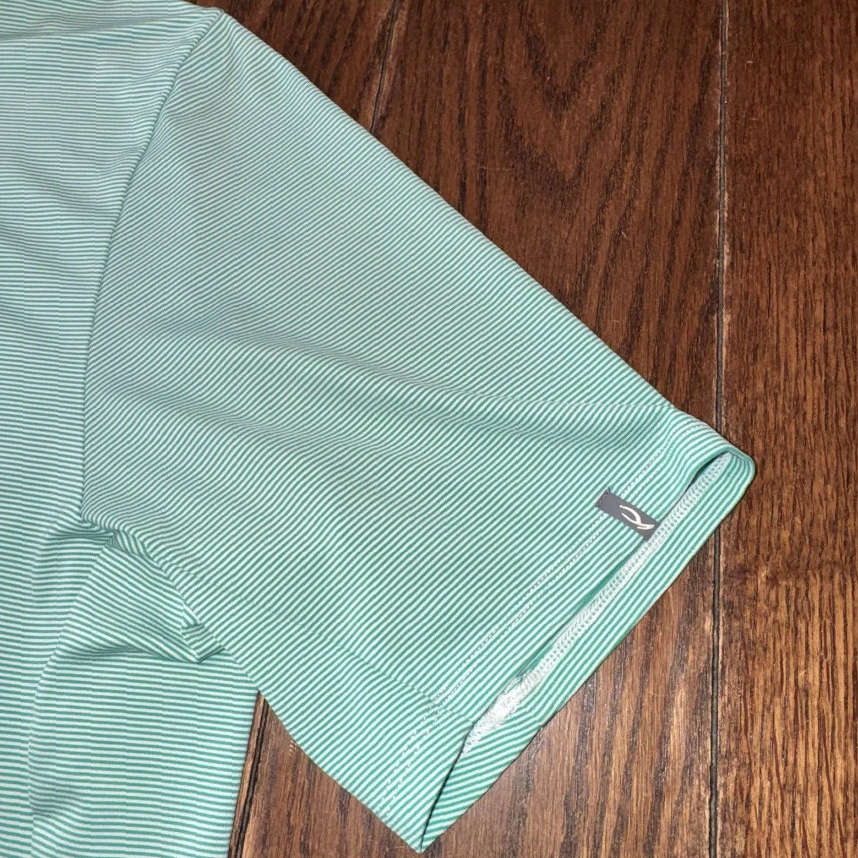 KJUS KJUS Polo Shirt Men Large Size 52 Bird Golf Logo Green White Striped Short Sleeve Collared 100% Polyester Breathable Lightweight Regula... Size US L / EU 52-54 / 3 - 3 Thumbnail