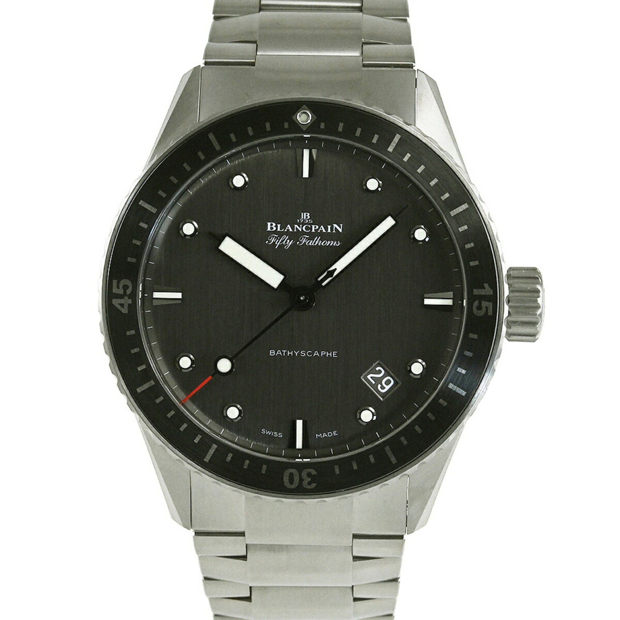Other BLANCPAIN Fifty Fathoms Flyback Bathyscaphe Wristwatch 5000 1210 98S Size ONE SIZE - 1 Thumbnail