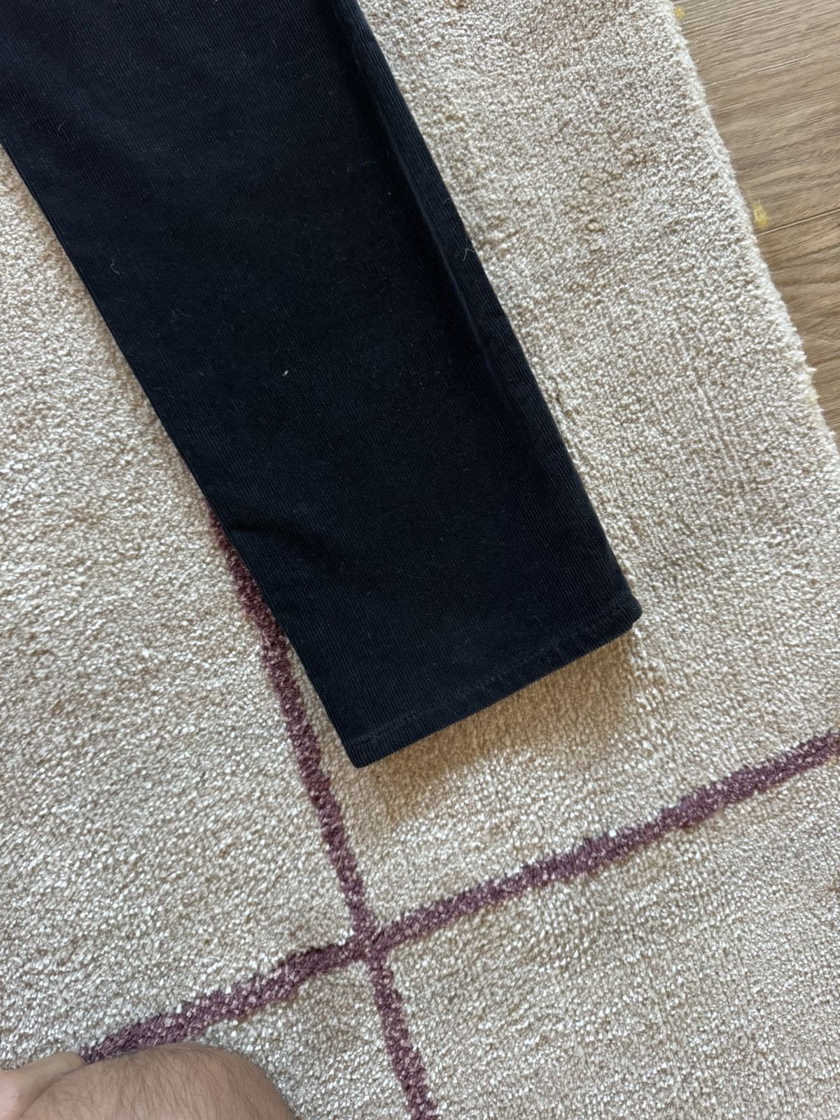 Saint Laurent Paris Black Saint Laurent D02 M/SK-LW corduroy pants Size US 30 / EU 46 - 4 Thumbnail