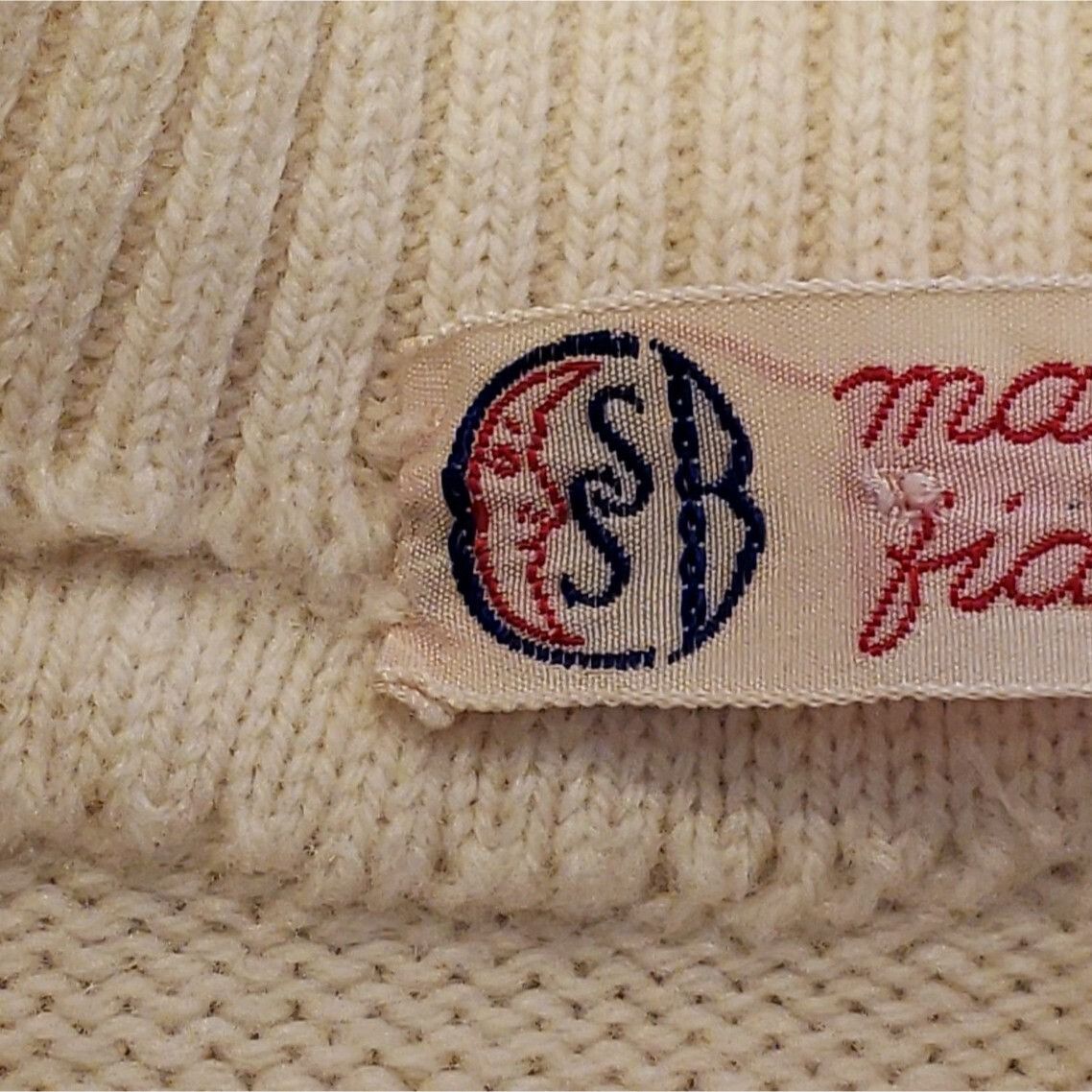 Other Vtg Ski Sweater Wool Cable Knit Pullover Italy Mens XS Ivory Size US XXS / EU 40 - 5 Thumbnail