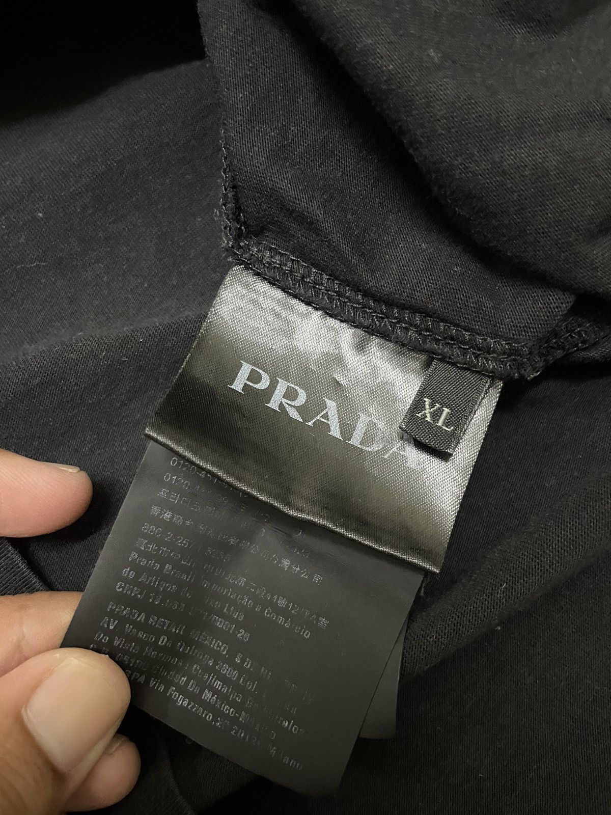 Prada Prada Black Tee Shirt Size US M / EU 48-50 / 2 - 3 Thumbnail