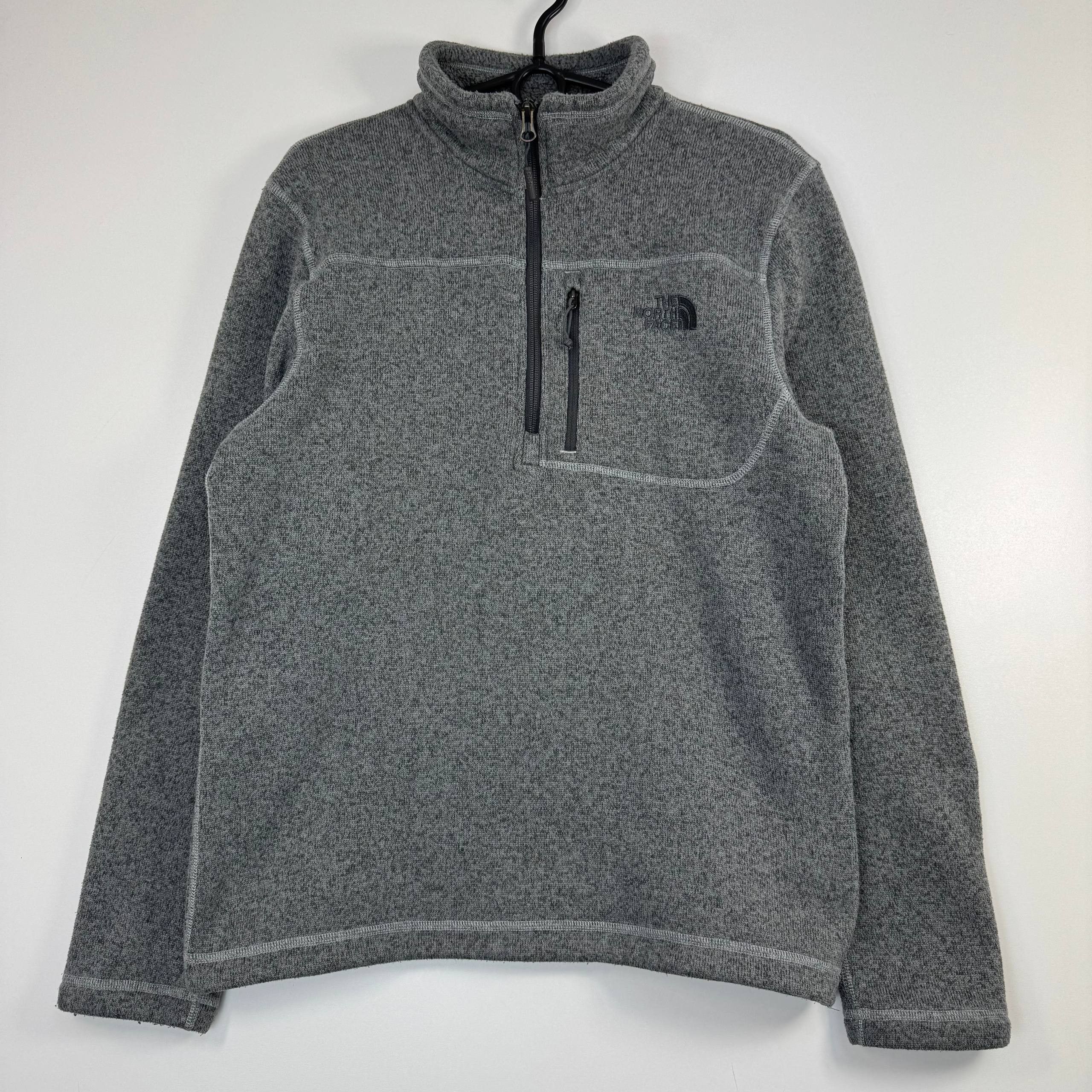 The North Face The North Face Gordon Lyons 1/4 Zip Fleece Grey Mens Size M Size US M / EU 48-50 / 2 - 1 Thumbnail
