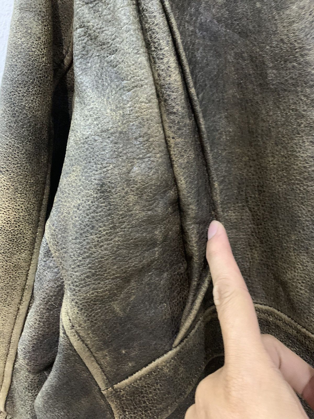 Leather Vintage Flying Leather Jacket Size US M / EU 48-50 / 2 - 15 Thumbnail