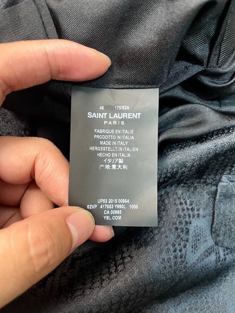 Saint Laurent Paris Saint Laurent Paris Python patterned jacquard suit-2506 Size US S / EU 44-46 / 1 - 3 Thumbnail