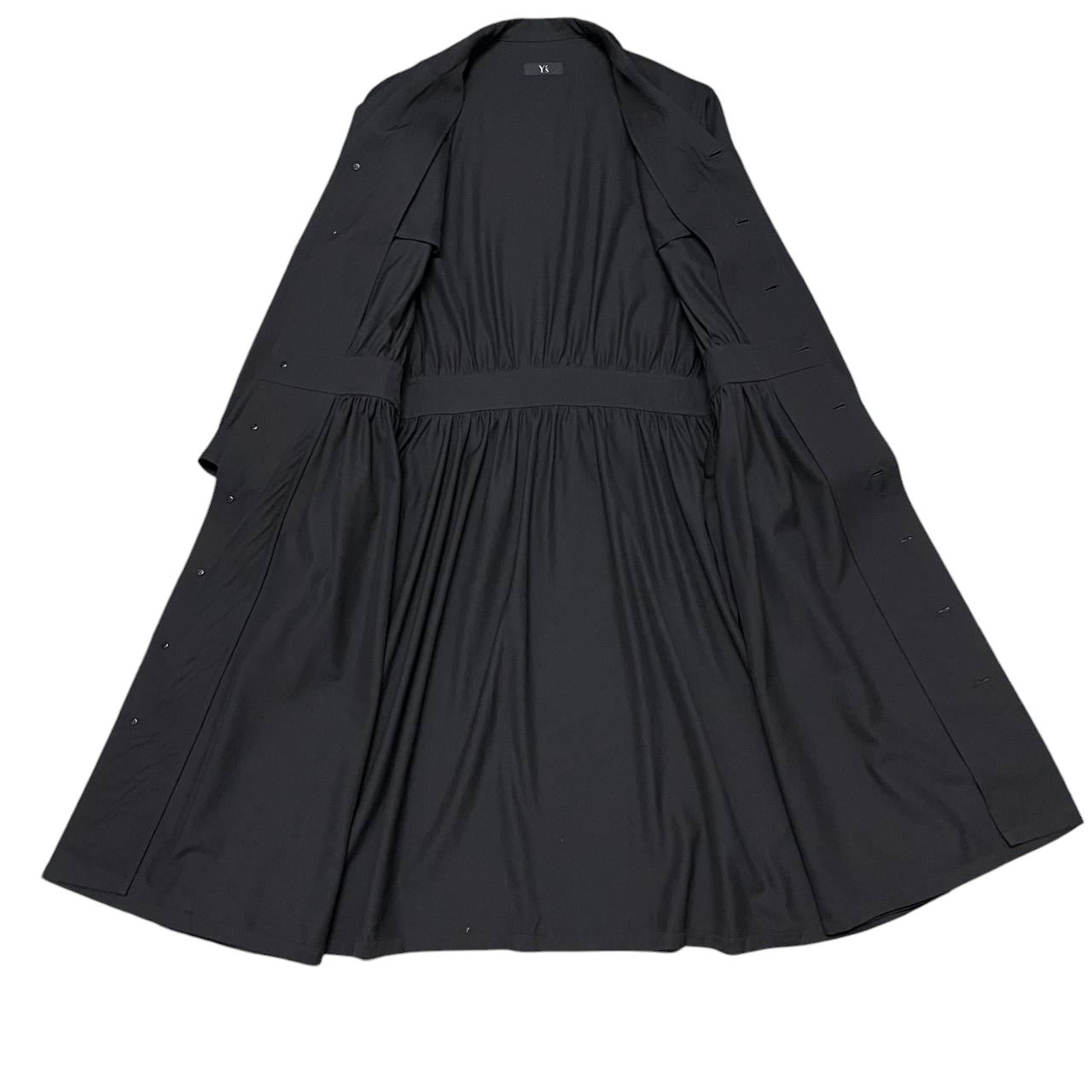 Yohji Yamamoto Yohji Yamamoto Wool Long Dress Coat Size US M / EU 48-50 / 2 - 8 Thumbnail
