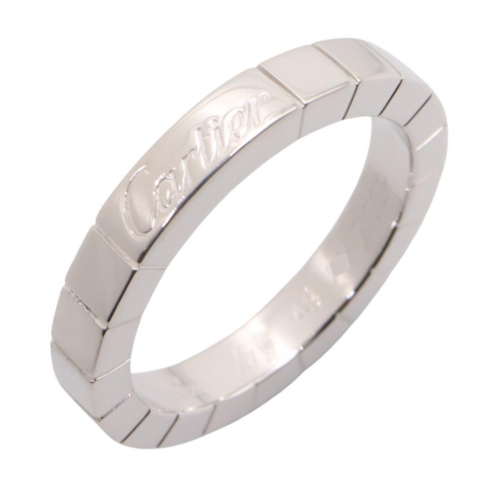 Cartier Cartier Cartier Lanieres Au750 White Gold Ring Size 8.5 Precious Metal Ring DUTY FREE for USA Size ONE SIZE - 1 Thumbnail