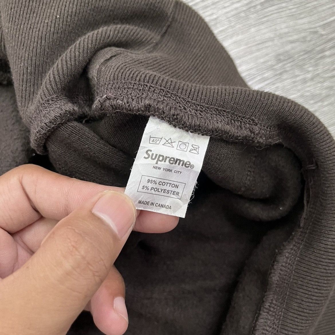 Supreme Supreme Checker Collegiate Logo Hoodie Size US XL / EU 56 / 4 - 9 Thumbnail