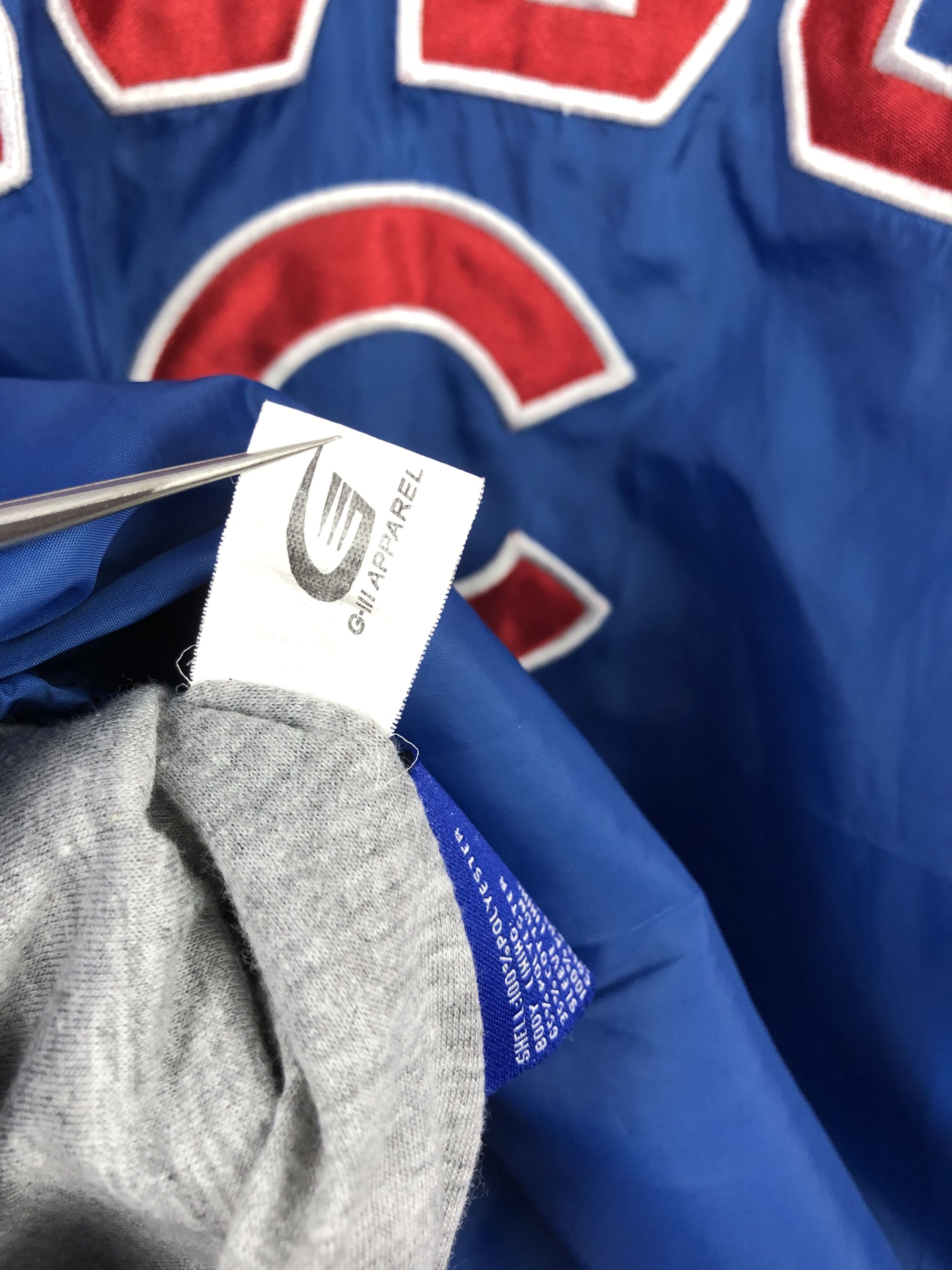 MLB Vintage Chicago Cubs Sweatshirt Blue MLB Baseball Jacket Size US XL / EU 56 / 4 - 15 Thumbnail