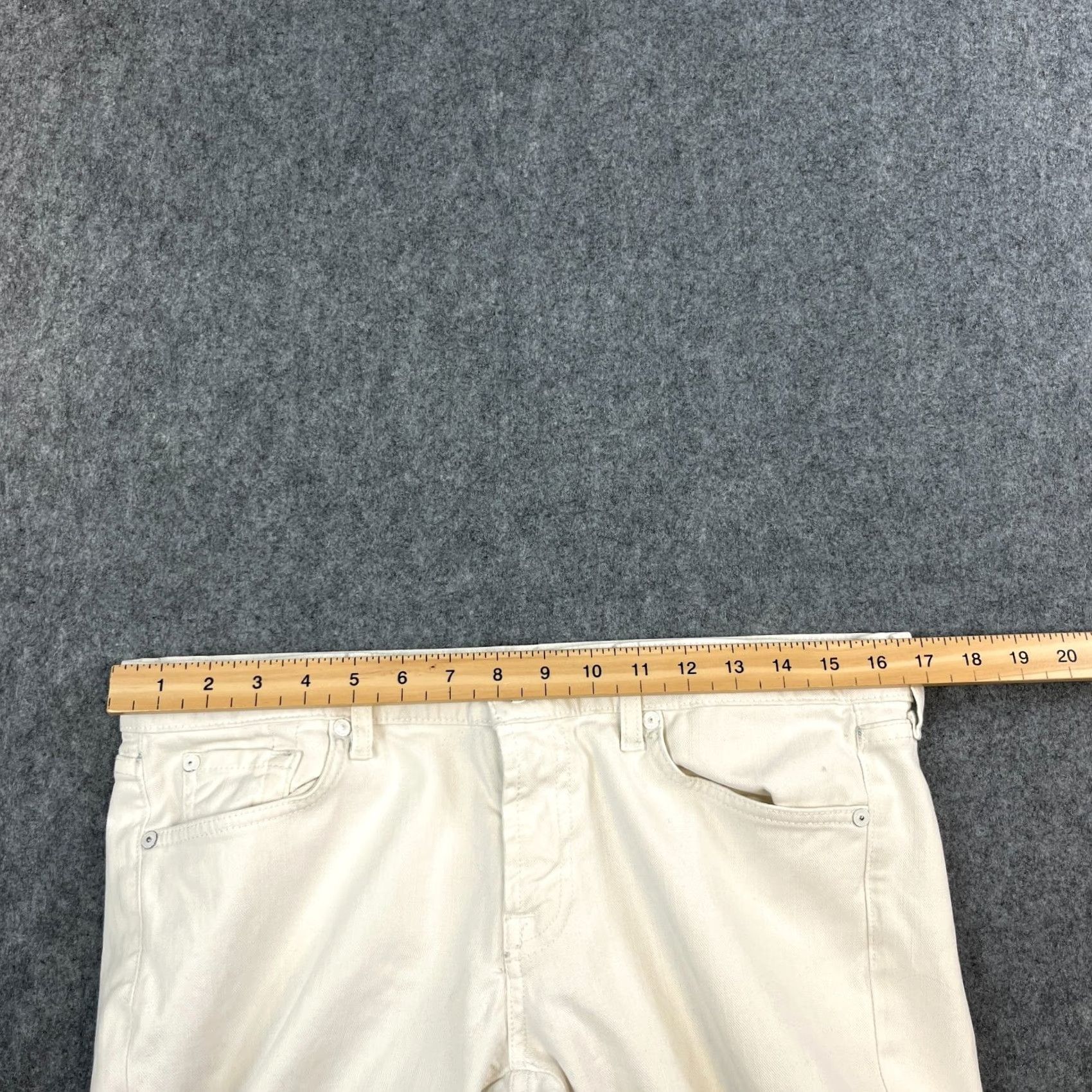 7 For All Mankind 7 For All Mankind Womens Jeans Bootcut 32 28 UK 12 Low Rise White USA Made Jeans Size 34" / US 12 / IT 48 - 7 Thumbnail