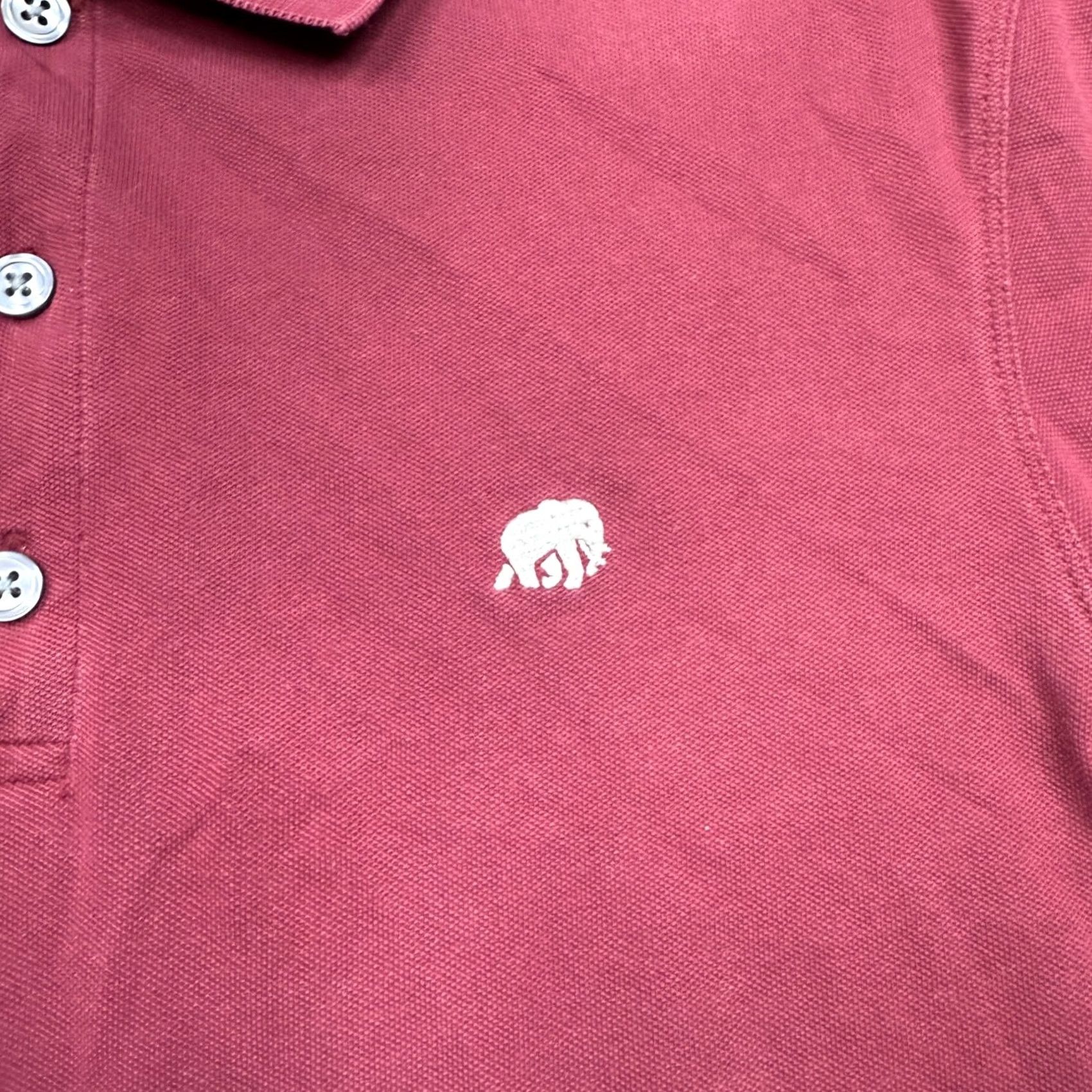 Banana Republic Banana Republic Polo Shirt Mens L Red Short Sleeve Golf Casual Button Collared Size US L / EU 52-54 / 3 - 4 Thumbnail