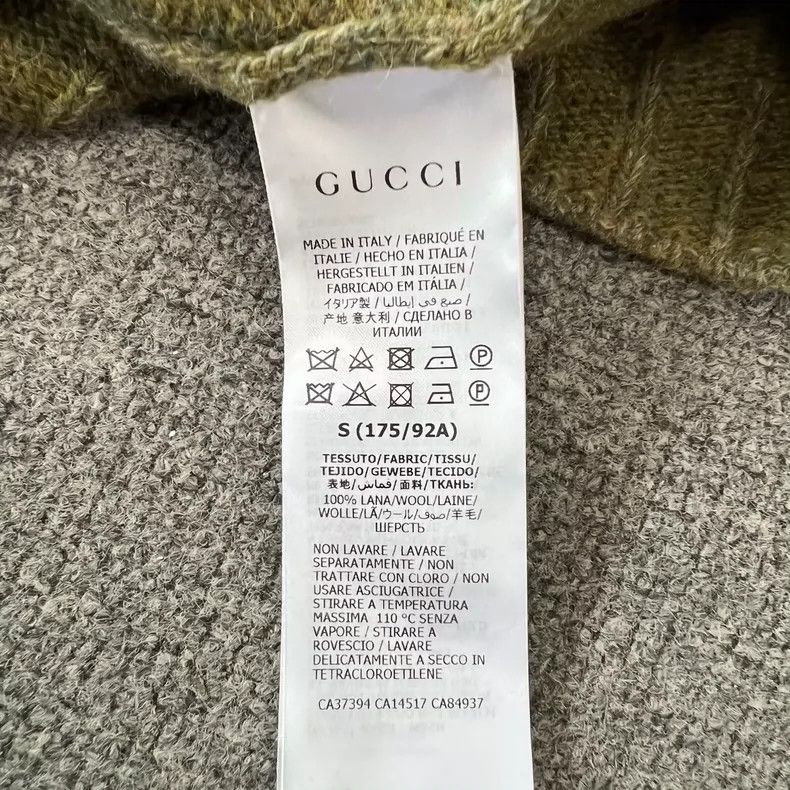 Gucci Gucci Big Destruction Small Logo Knitted Sweater 2502-Nexta Size US S / EU 44-46 / 1 - 6 Thumbnail