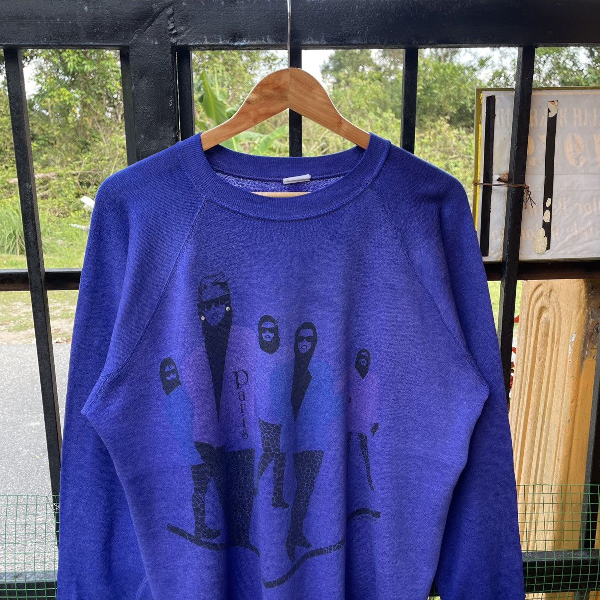 Vintage 🔥Vintage 80s Paris Fashion Week Cat Walk Sweatshirts Size US M / EU 48-50 / 2 - 4 Thumbnail