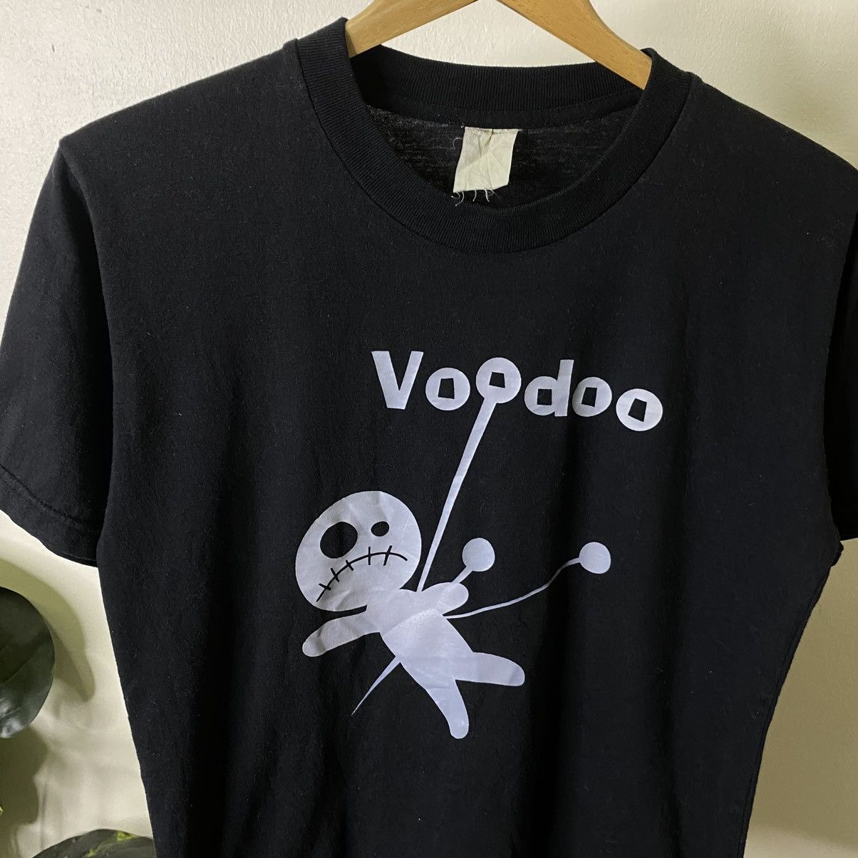 Vintage 1990s Voodoo T Shirt Cyber Gothic Punk Grunge LGB Style Size US M / EU 48-50 / 2 - 2 Thumbnail