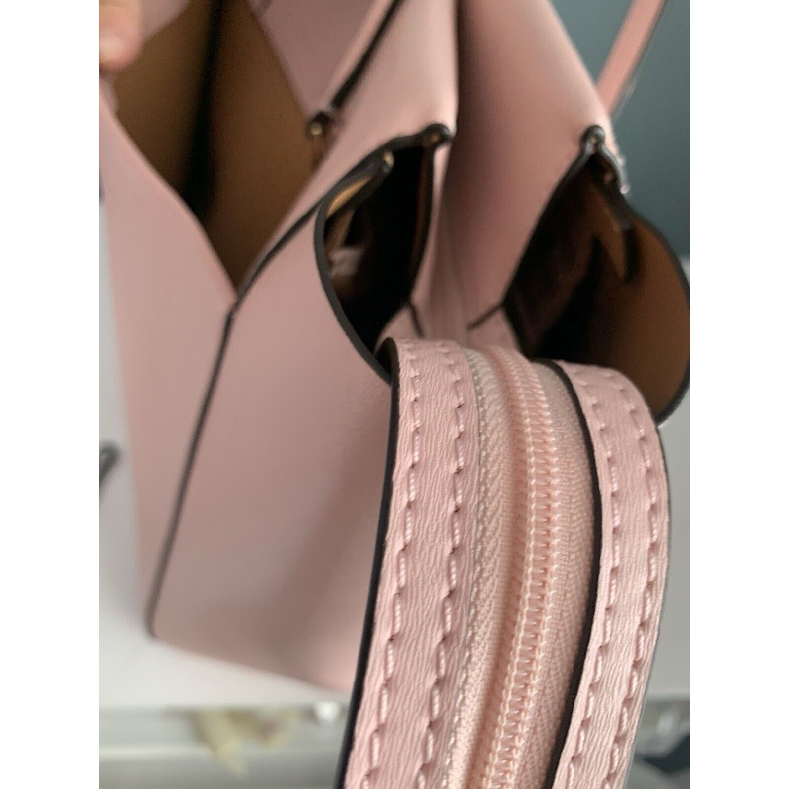Tory Burch New Tory Burch Blush Pink Parker Large Tote Bag Handbag Size ONE SIZE - 14 Thumbnail