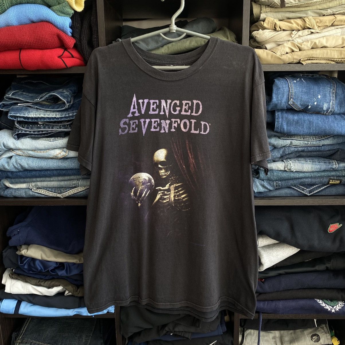 Band Tees Vintage Avenged Sevenfold Big Logo Graphic 00’s band tee Size US M / EU 48-50 / 2 - 1 Thumbnail
