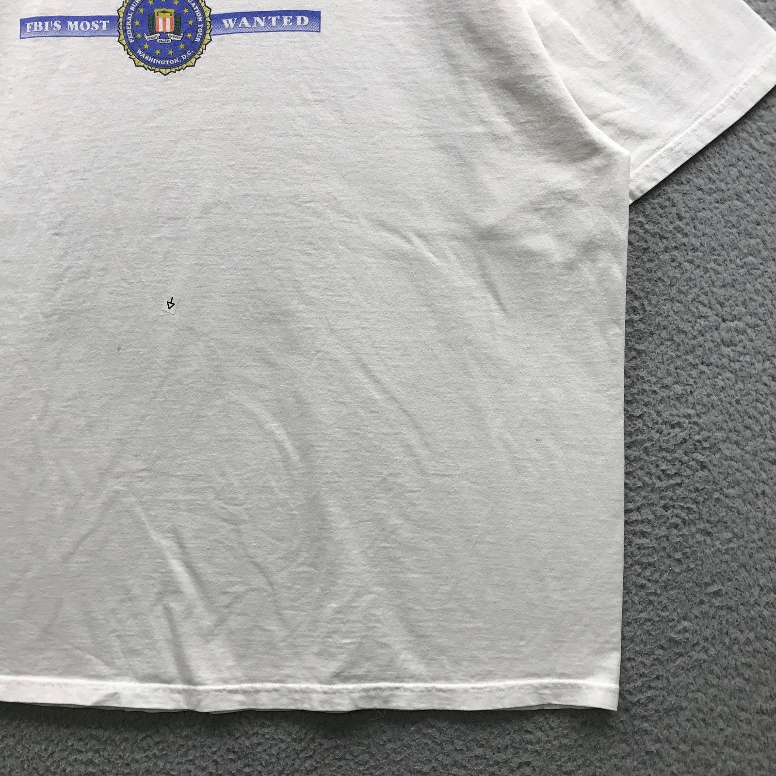 Lee VTG 90s FBI Most Wanted Scarface Capone Mugshot T-Shirt XXL Size US XXL / EU 58 / 5 - 6 Thumbnail
