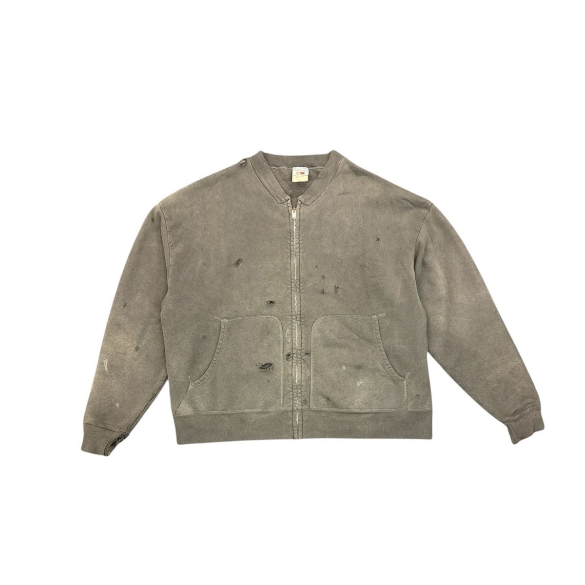 Saint Michael SAINT MICHAEL 24SS ZIP UP Zip-up Sweatshirt Distressed Size US M / EU 48-50 / 2 - 1 Thumbnail