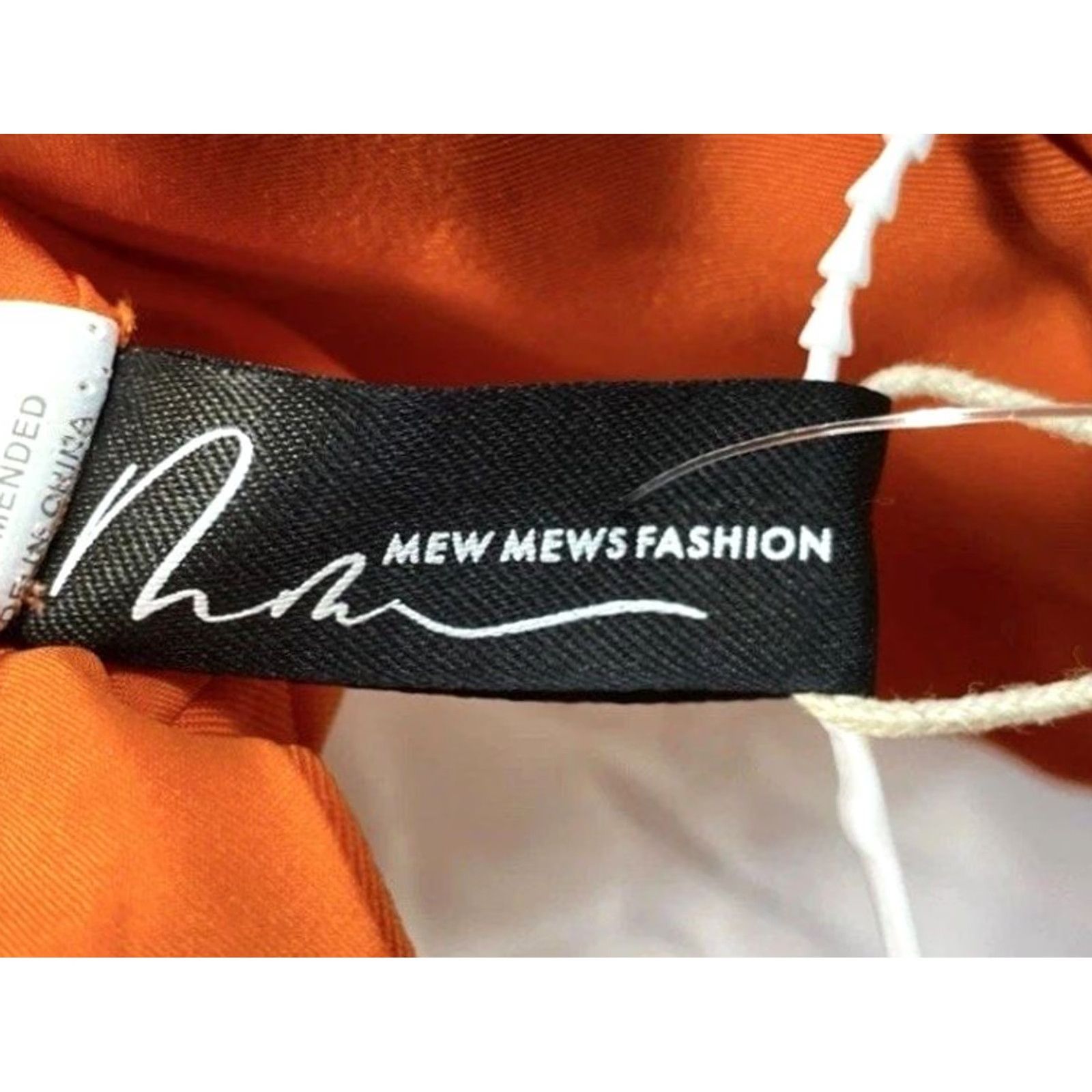 Vintage Mew Mews 2 Piece Bodysuit Shorts Set Women Orange S Long Sleeve Collared Cut Out Beach Summer Size S / US 4 / IT 40 - 5 Thumbnail