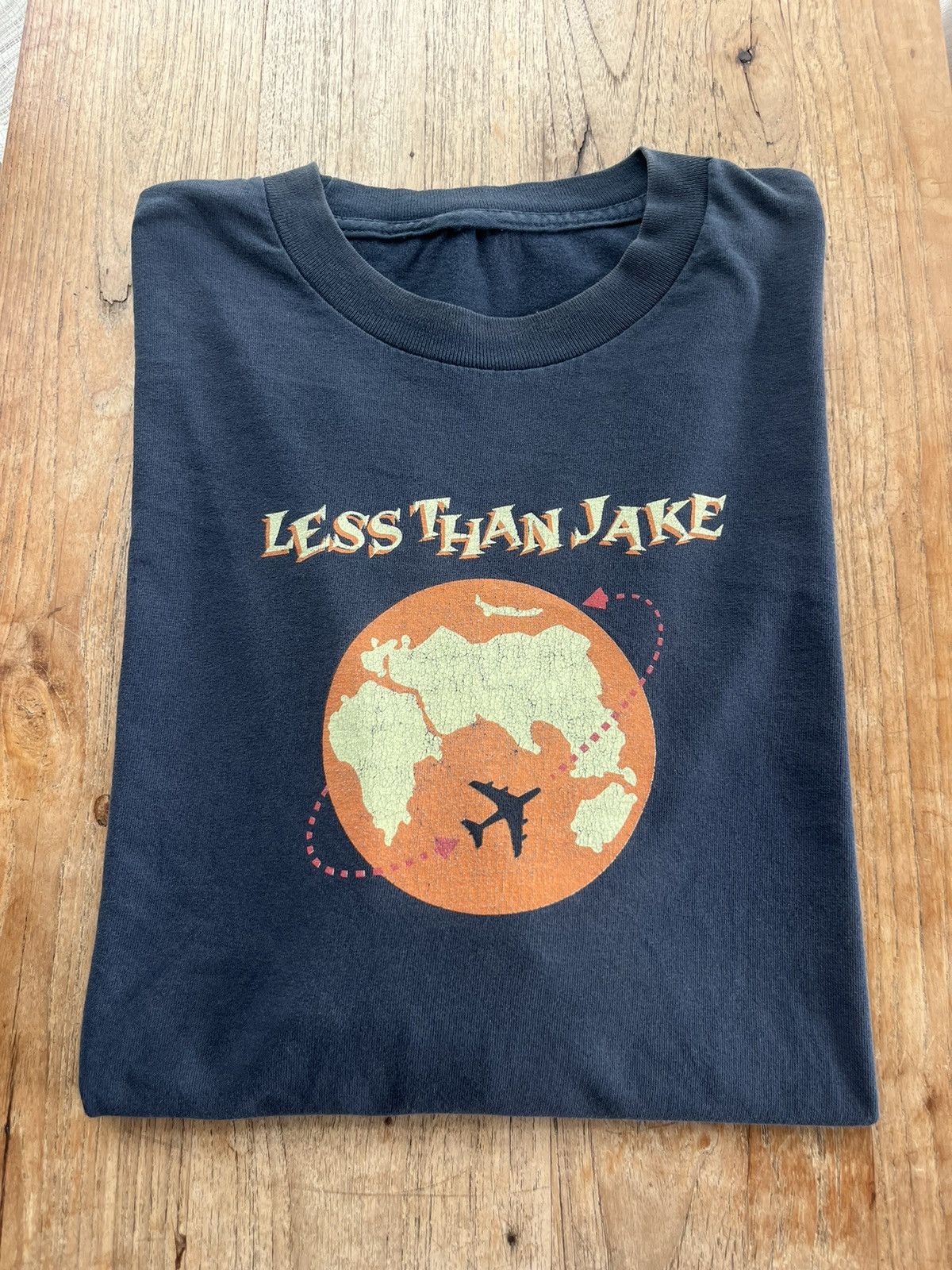 Vintage Vintage LESS THAN JAKE Gainesville Rock City 90’sband Tshirt Size US XL / EU 56 / 4 - 1 Thumbnail