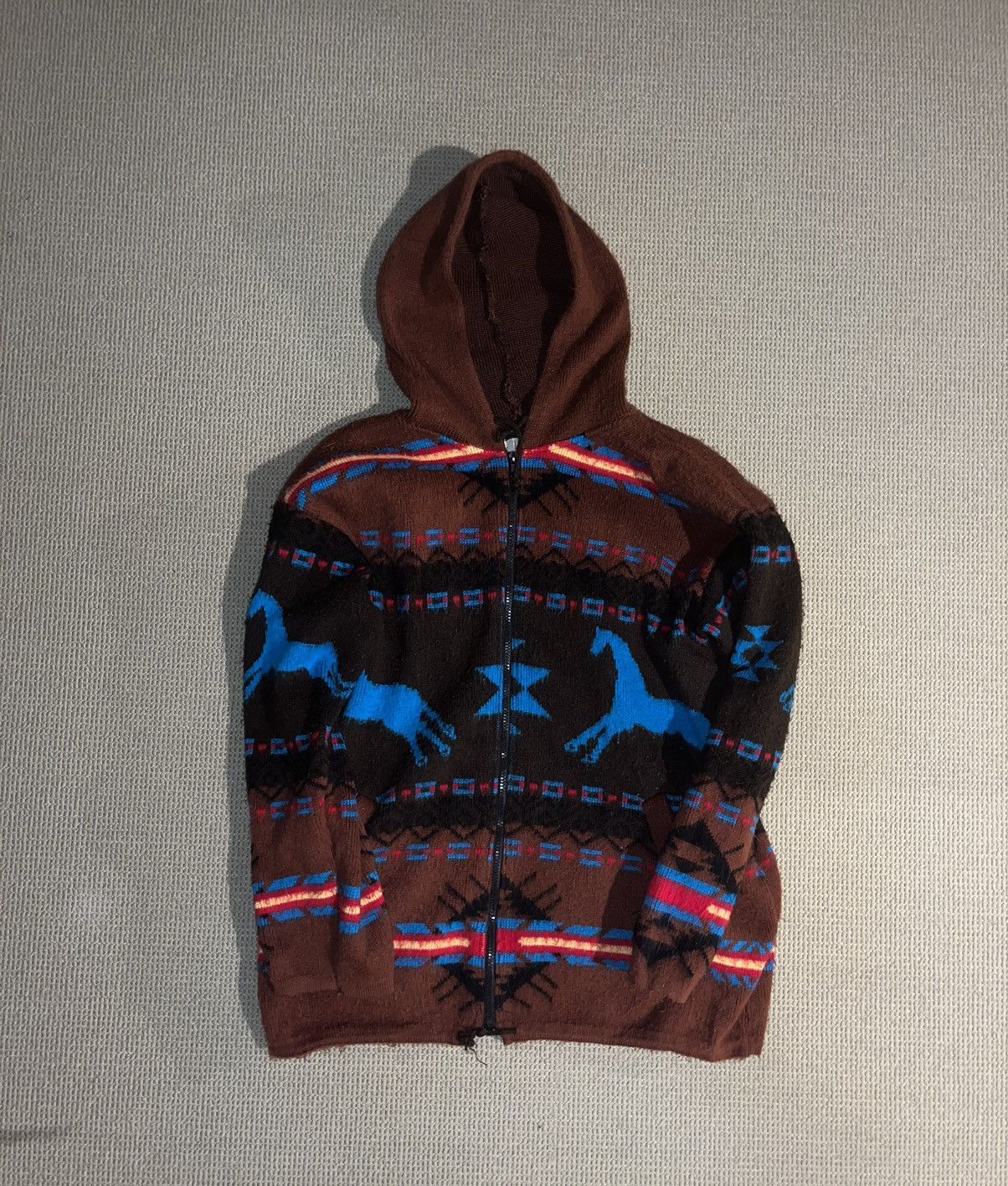 Vintage Vintage Pendleton Woven Hoodie Size US L / EU 52-54 / 3 - 2 Thumbnail
