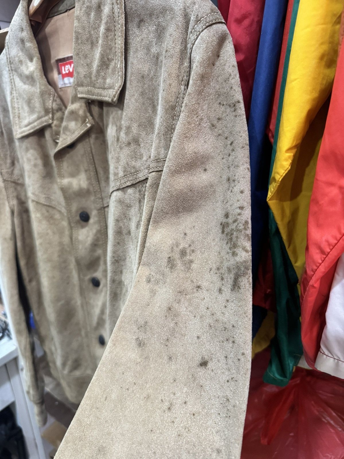 Levi's × Vintage Levis Cowhide Jacket OrangeTag Size US L / EU 52-54 / 3 - 10 Thumbnail