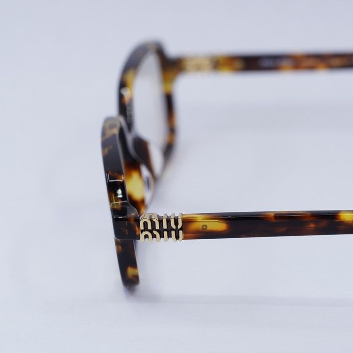 Miu Miu Miu Miu MU11ZS 14L08N Sunglasses Havana Rectangle Frame Size ONE SIZE - 8 Thumbnail