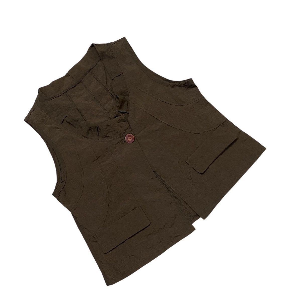 Y's Y’s Collection single button waist coat vest Size M / US 6-8 / IT 42-44 - 2 Thumbnail