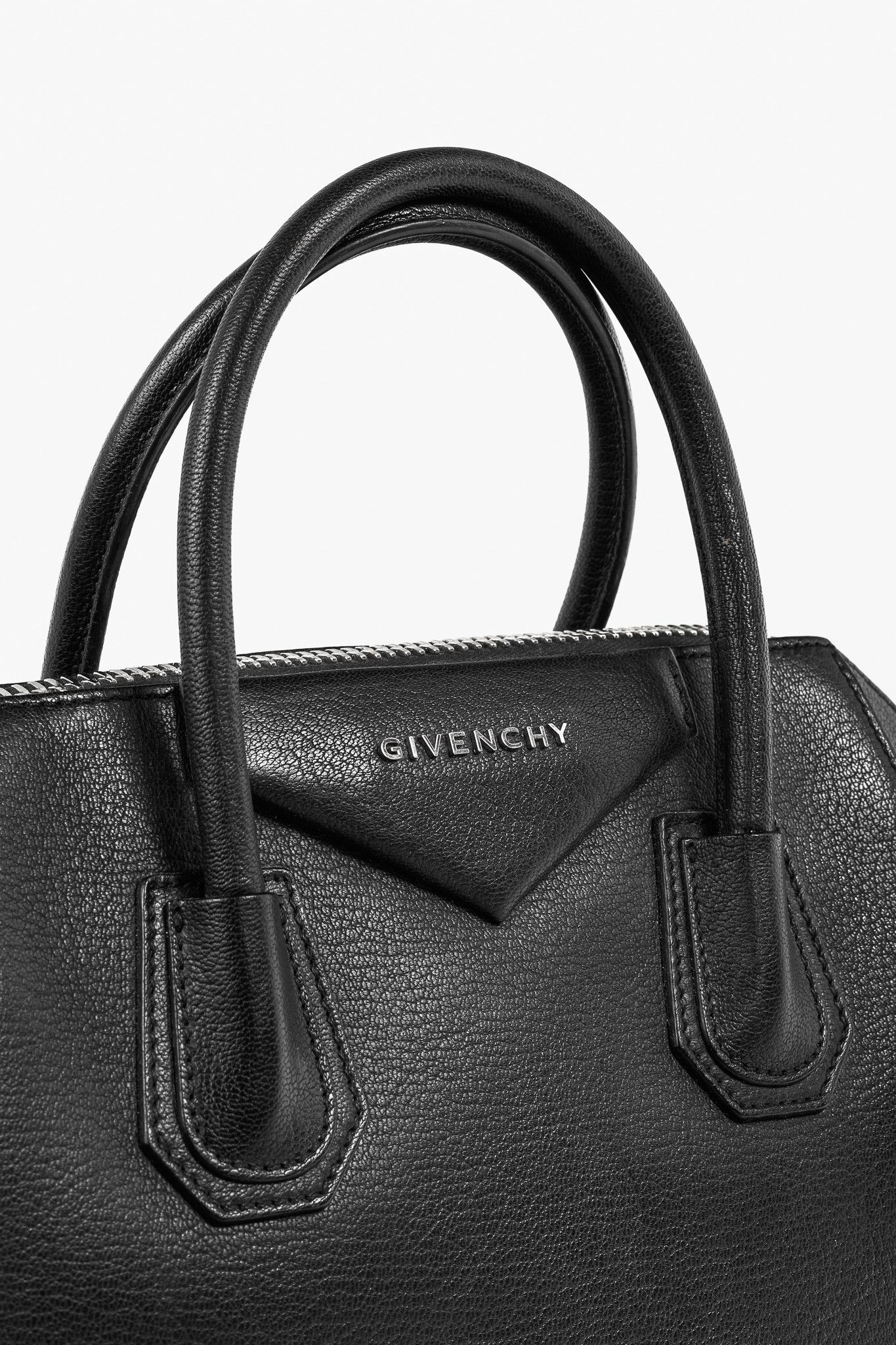 Givenchy Givenchy Antigona Small Black Leather Tote Bag Size ONE SIZE - 8 Thumbnail