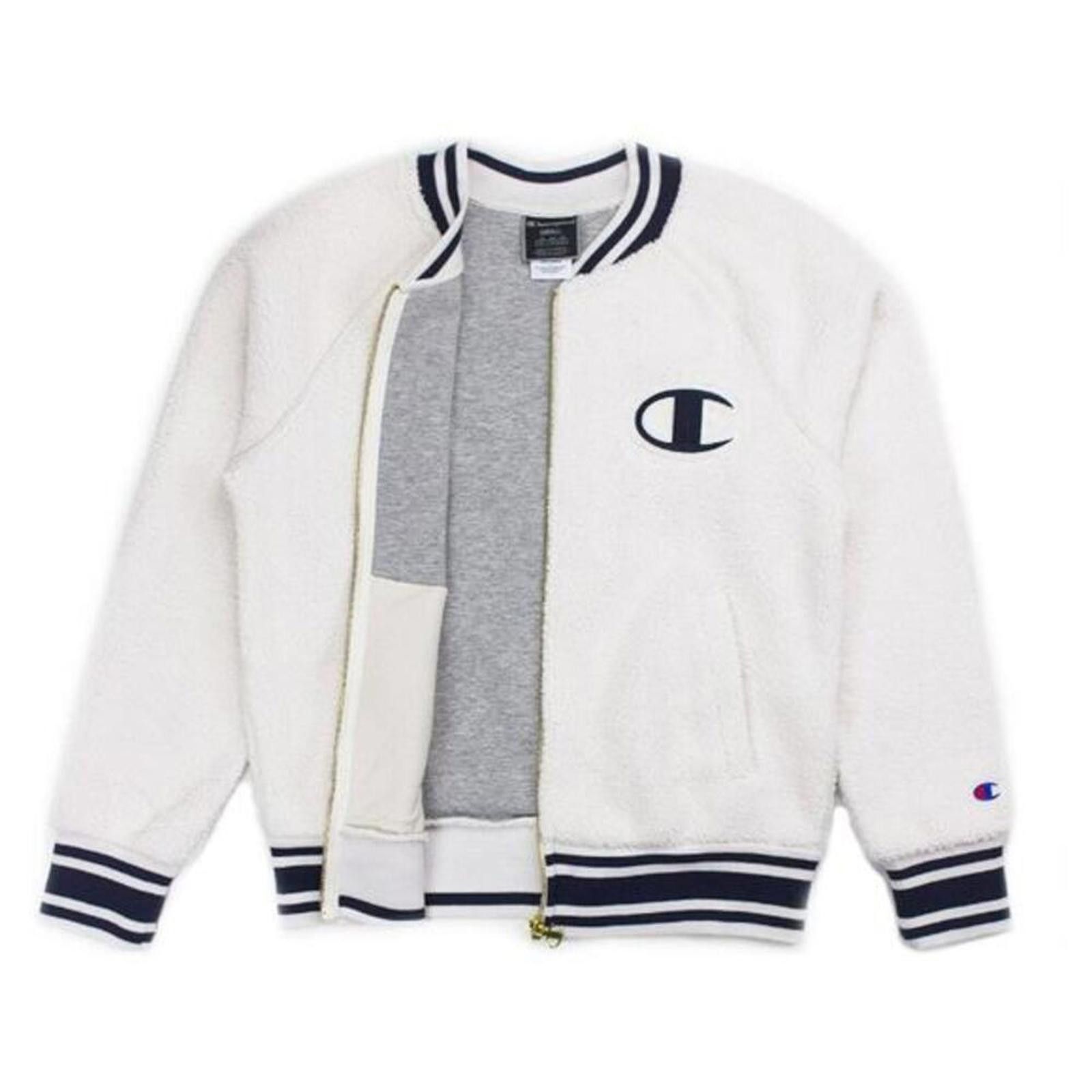 Champion CHAMPION WOMEN'S SHERPA BOMBER JACKET Size S / US 4 / IT 40 - 3 Thumbnail