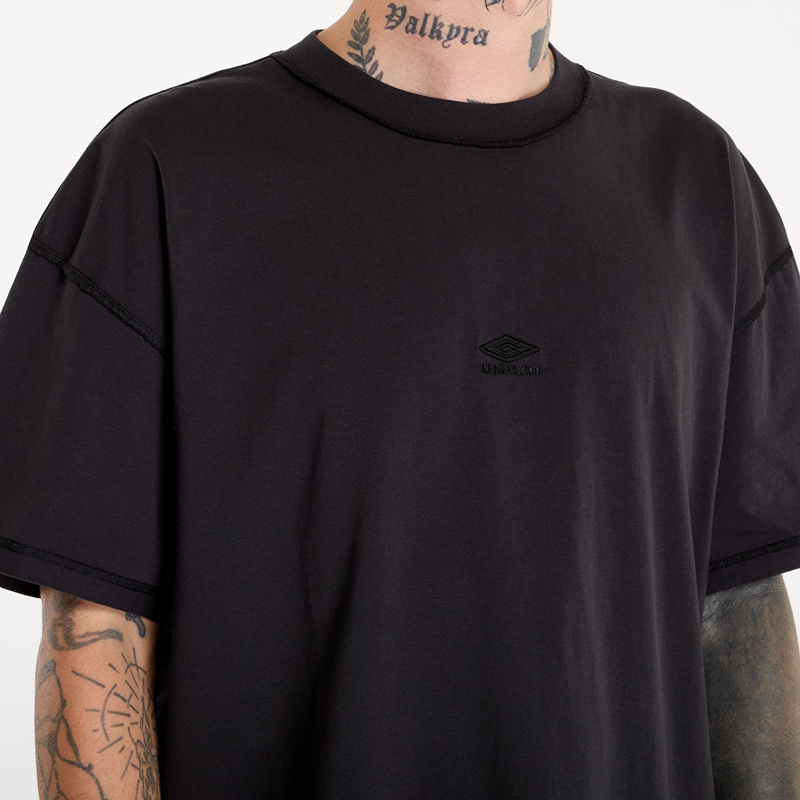 Slam Jam × Umbro Black Inside Out Embroidered Logo Oversized T-Shirt Size US S / EU 44-46 / 1 - 3 Thumbnail