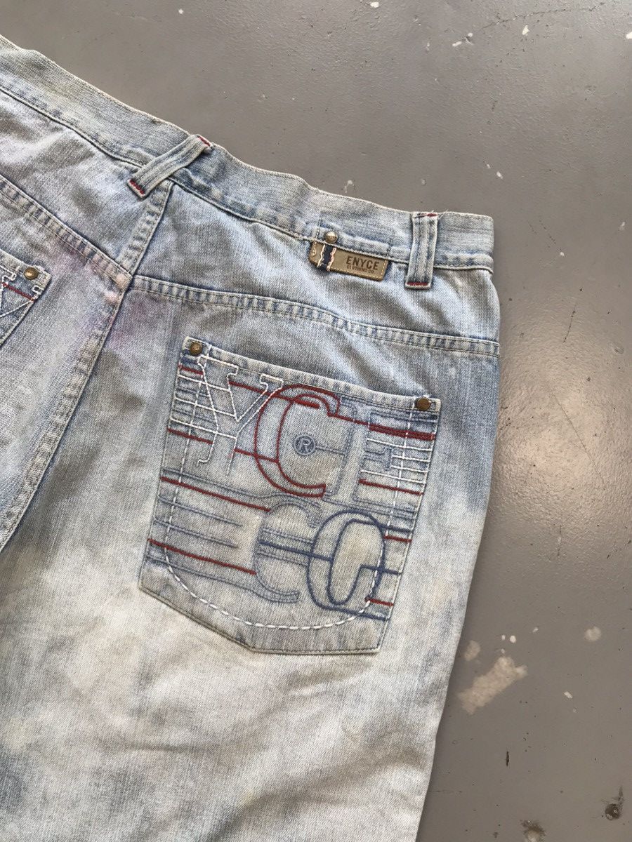 Enyce × Vintage Vintage enyce thread embroidered pocket denim jort Size US 40 / EU 56 - 10 Thumbnail