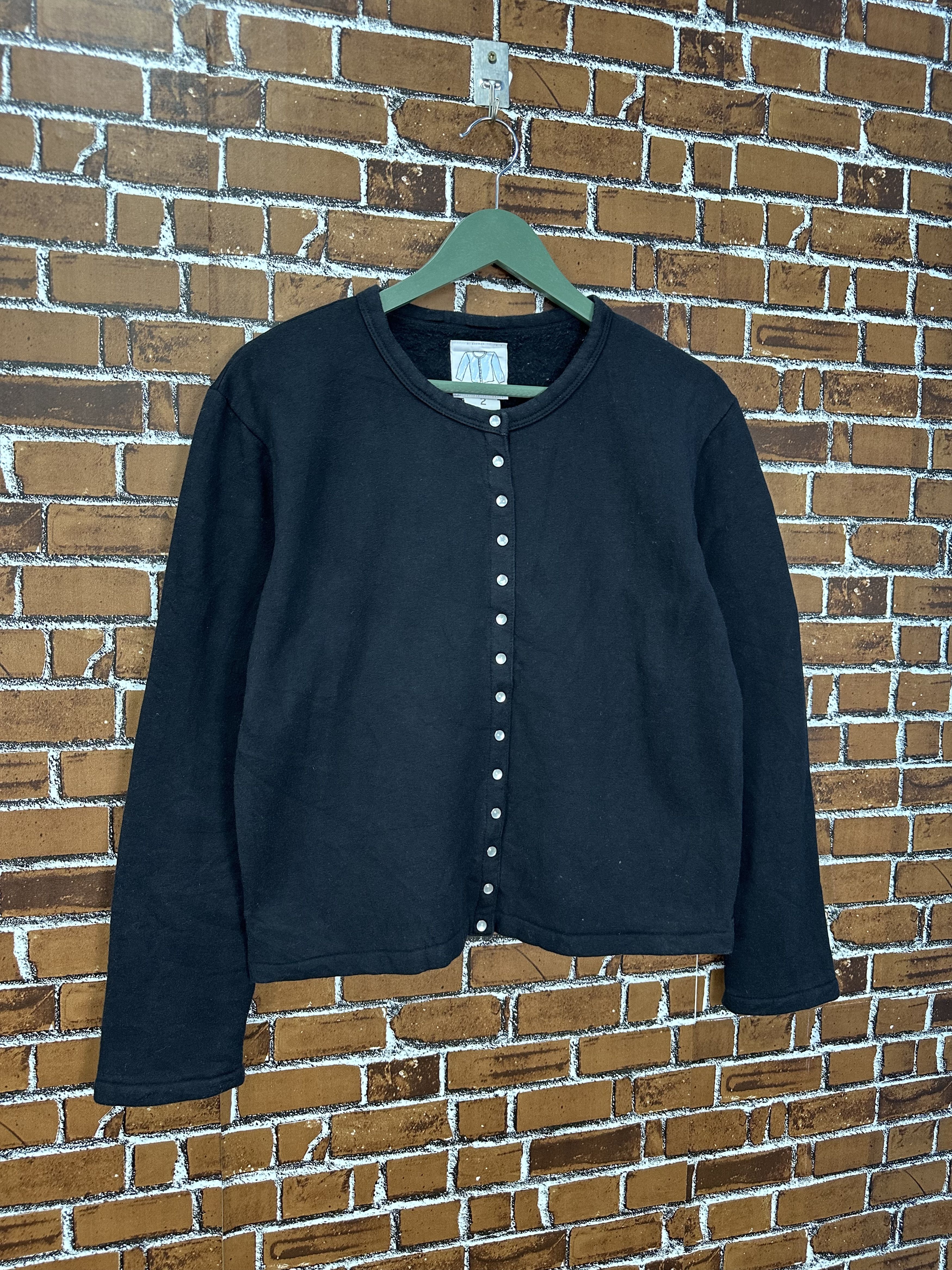 agnes b. Vintage Agnes B Snap Button Jacket Z472 Size XXS / US 00 / IT 34 - 2 Thumbnail