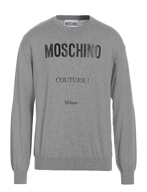 Moschino Moschino Couture Milano Sweatshirt Grey Size US L / EU 52-54 / 3 - 1 Thumbnail